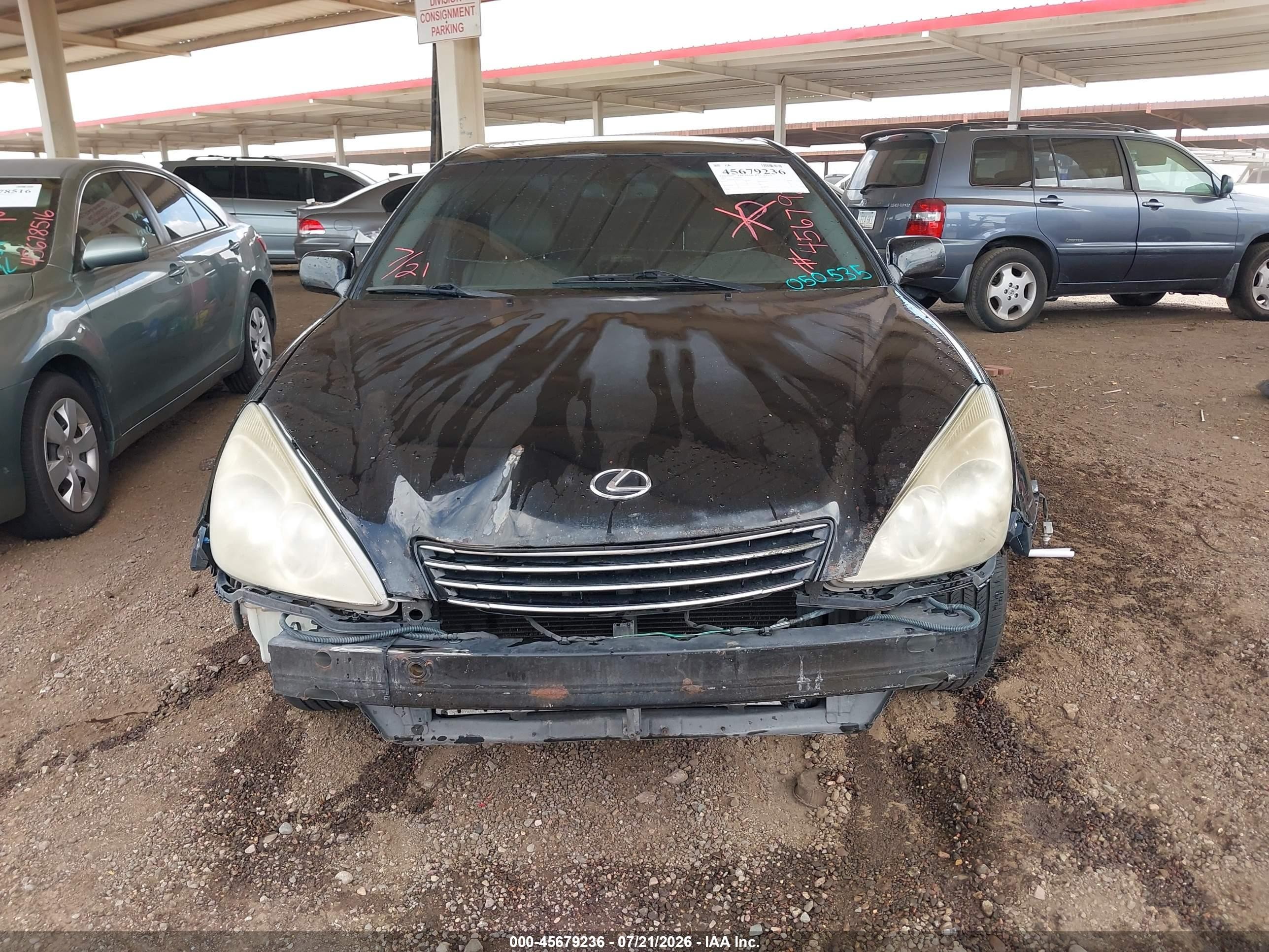 2002 Lexus Es 300   Черный vin: JTHBF30G220050535