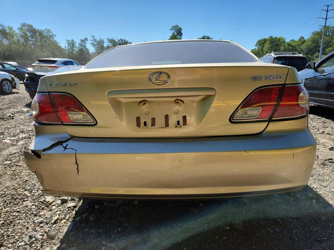 2002 Lexus Es 300 Gold vin: JTHBF30G220060935