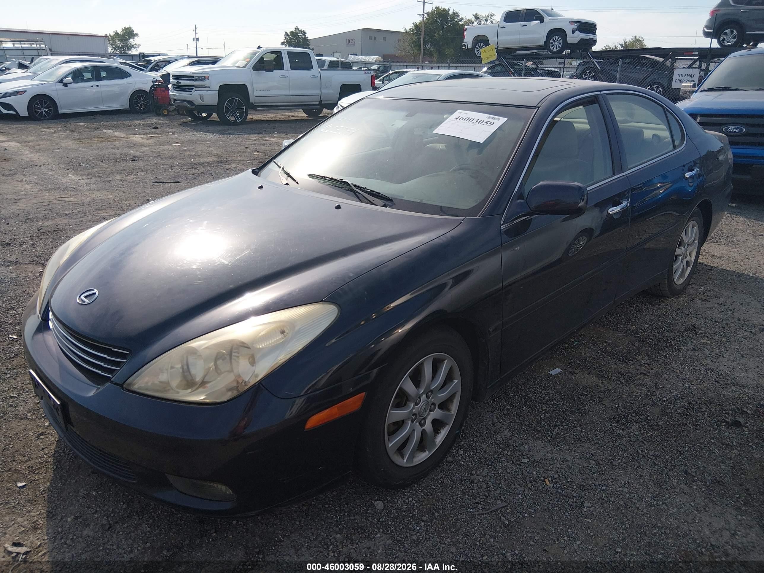 2002 Lexus Es 300   Черный vin: JTHBF30G225016694