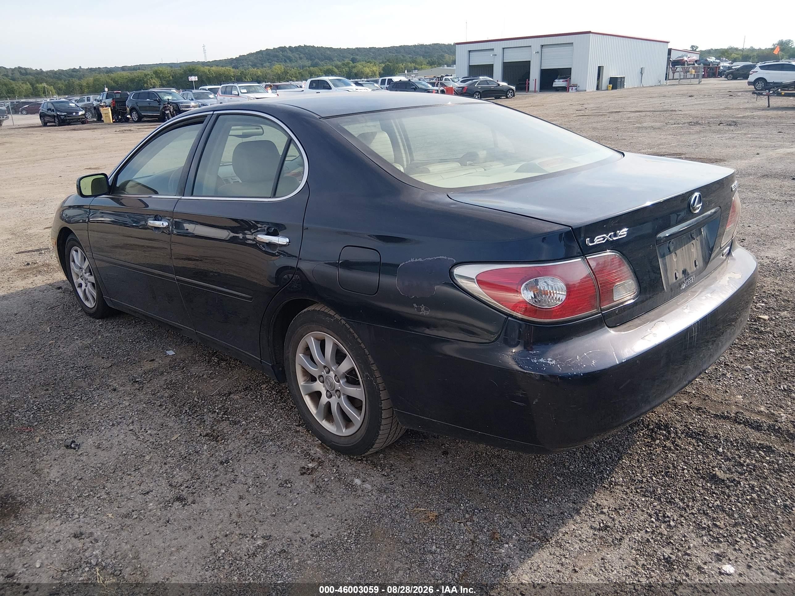 2002 Lexus Es 300   Черный vin: JTHBF30G225016694