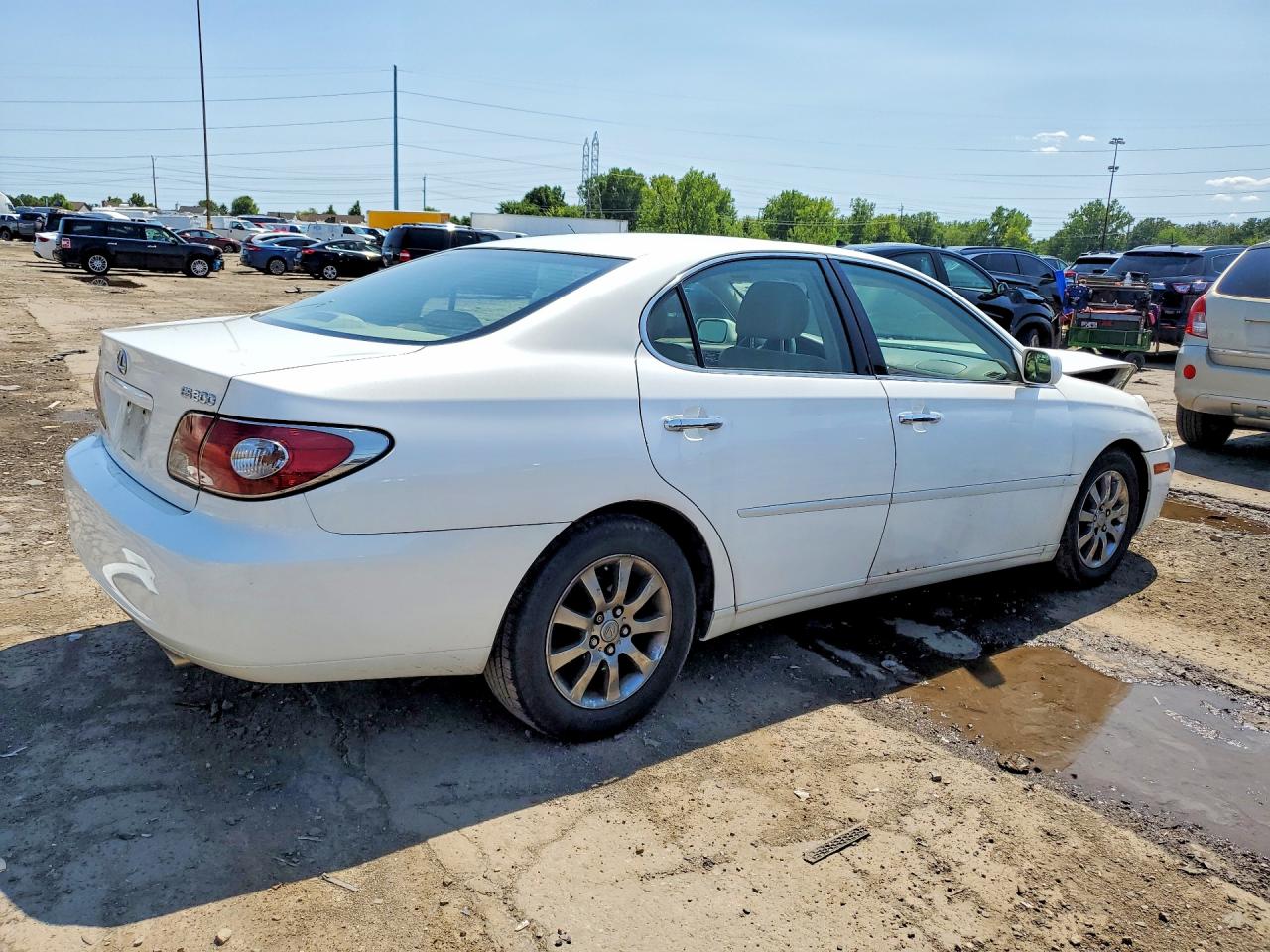 2002 Lexus Es 300 Белый vin: JTHBF30G225026271