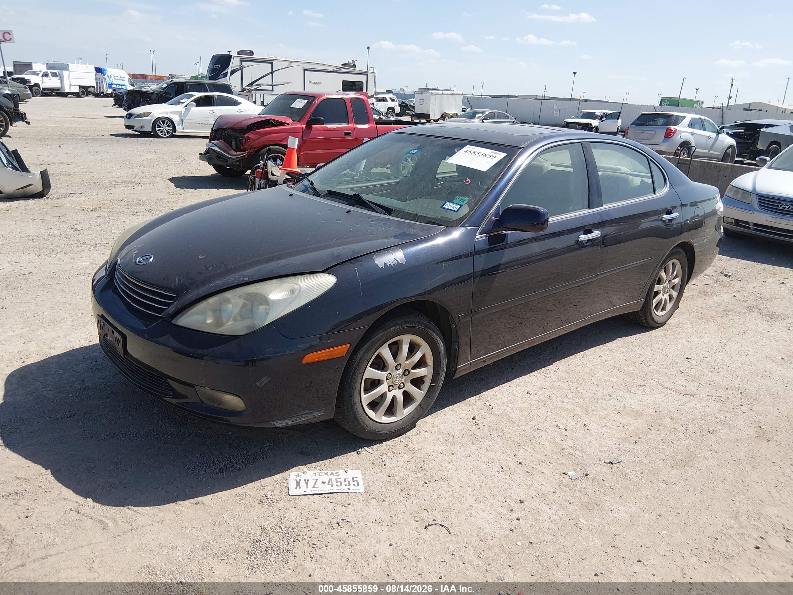 2003 Lexus Es 300   Blue vin: JTHBF30G230100318