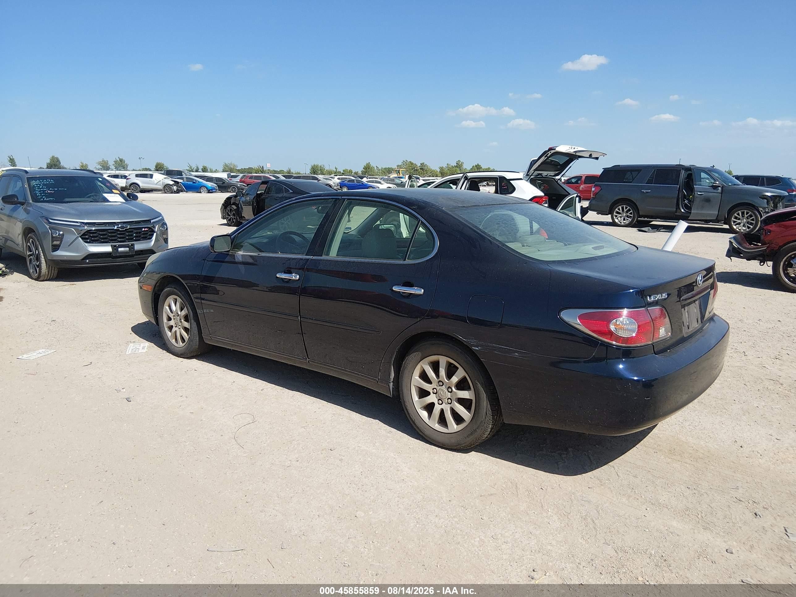 2003 Lexus Es 300   Blue vin: JTHBF30G230100318