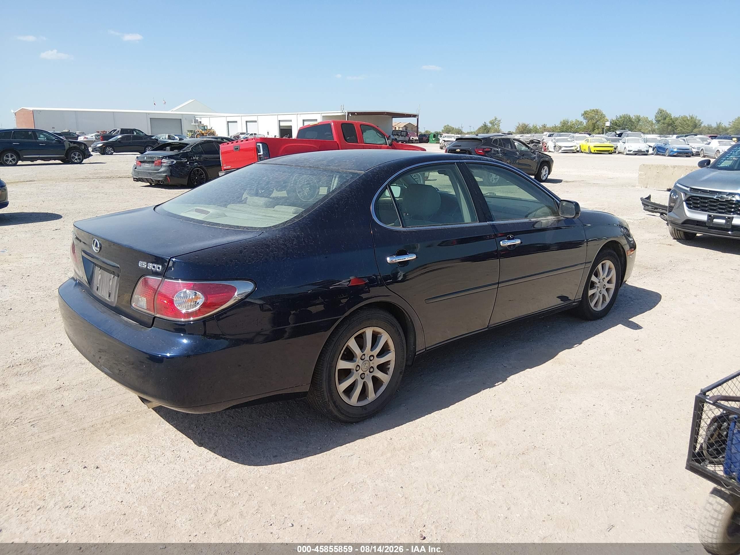 2003 Lexus Es 300   Blue vin: JTHBF30G230100318