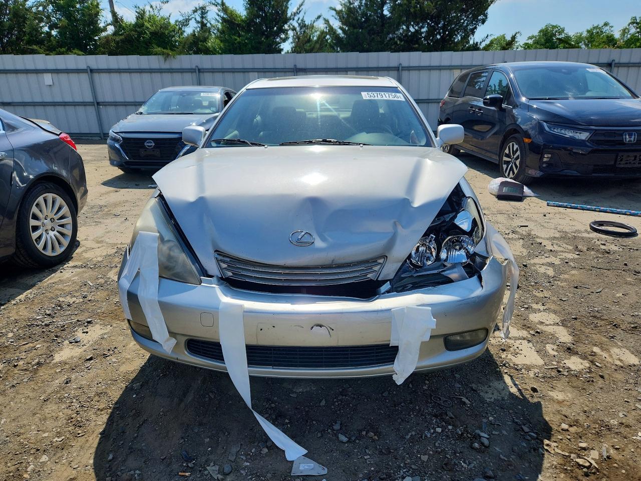 2003 Lexus Es 300 Silver vin: JTHBF30G230106619