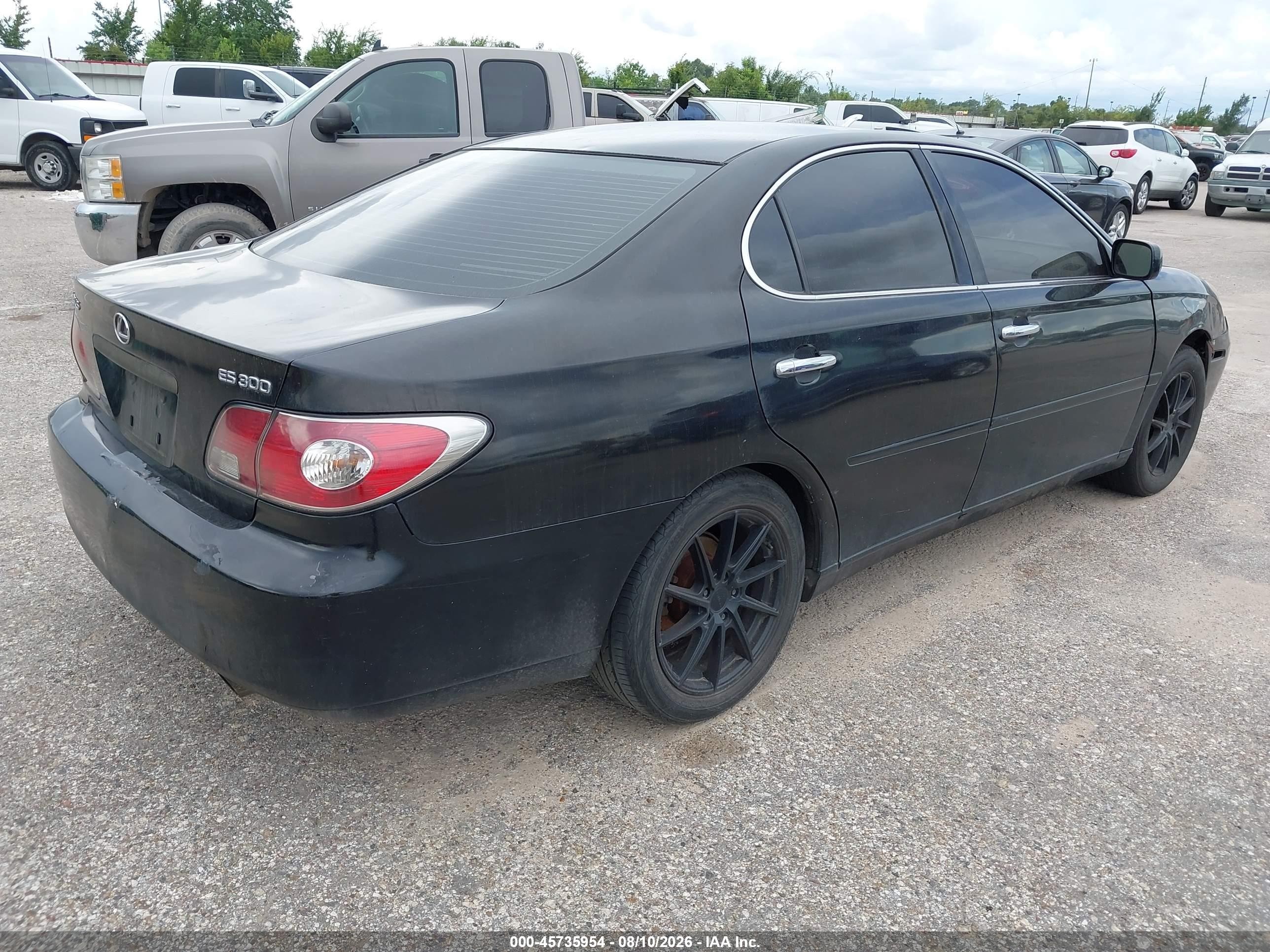 2003 Lexus Es 300   Черный vin: JTHBF30G230108760