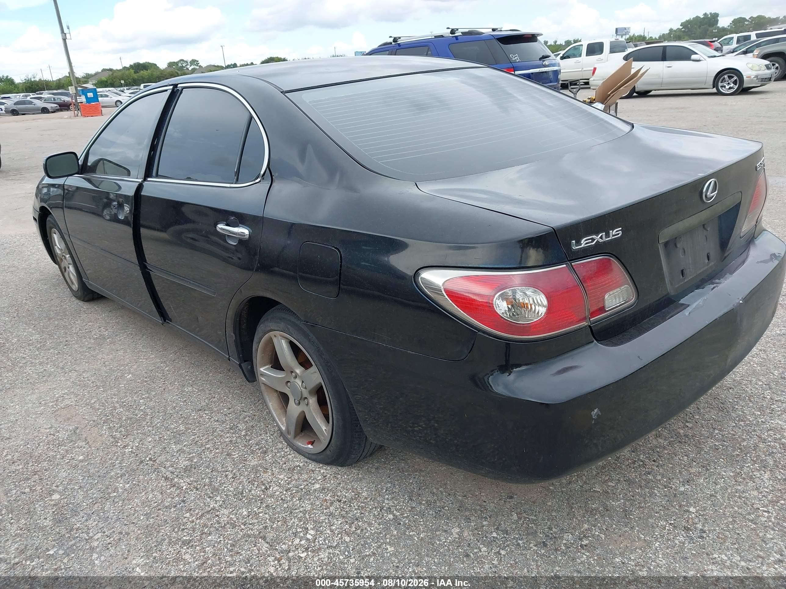 2003 Lexus Es 300   Черный vin: JTHBF30G230108760
