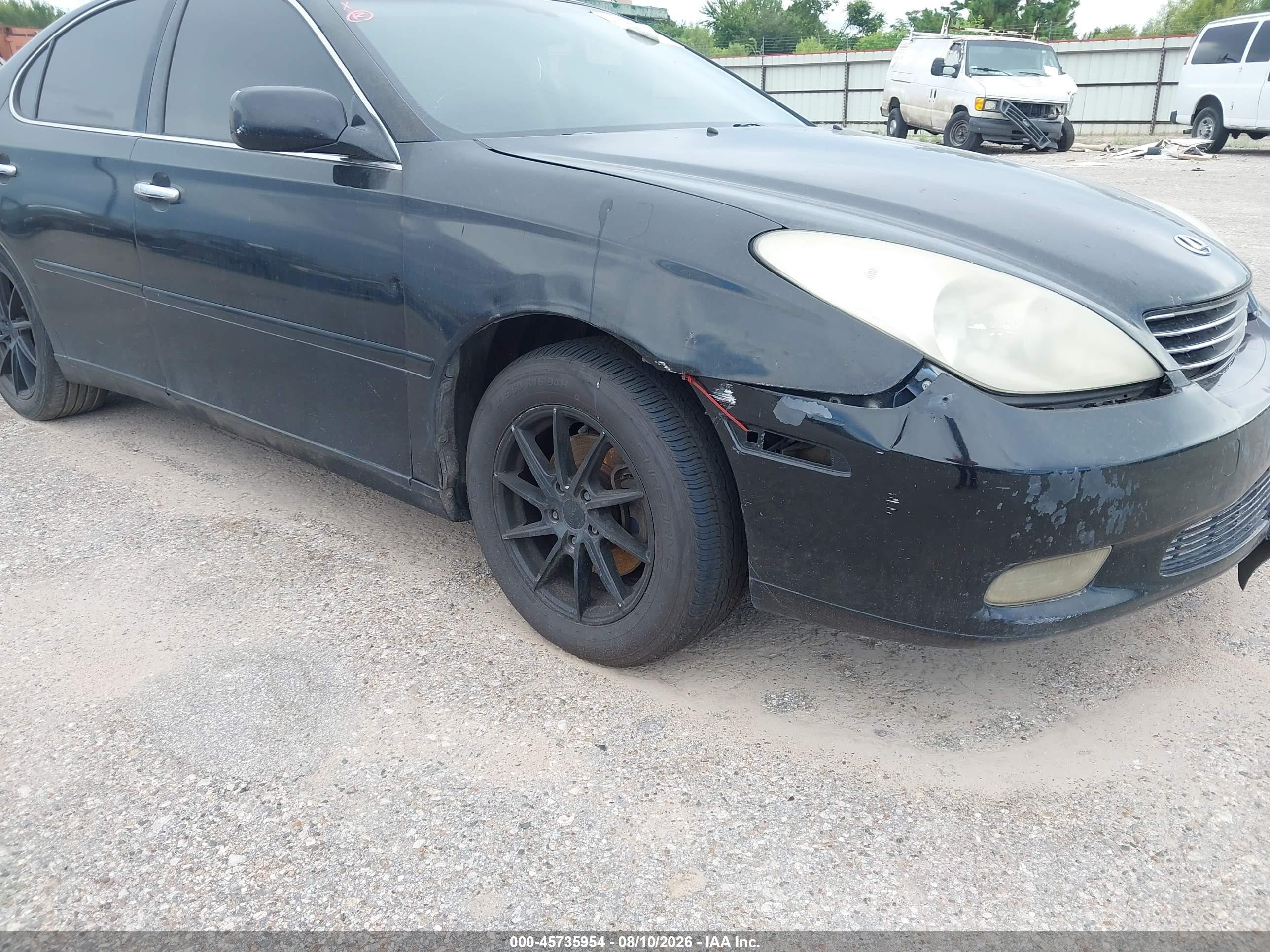 2003 Lexus Es 300   Черный vin: JTHBF30G230108760