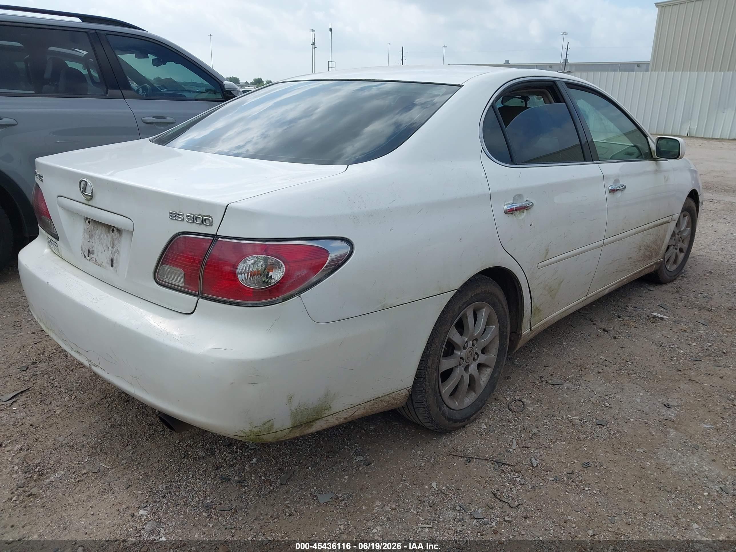 2003 Lexus Es 300 White vin: JTHBF30G230123081