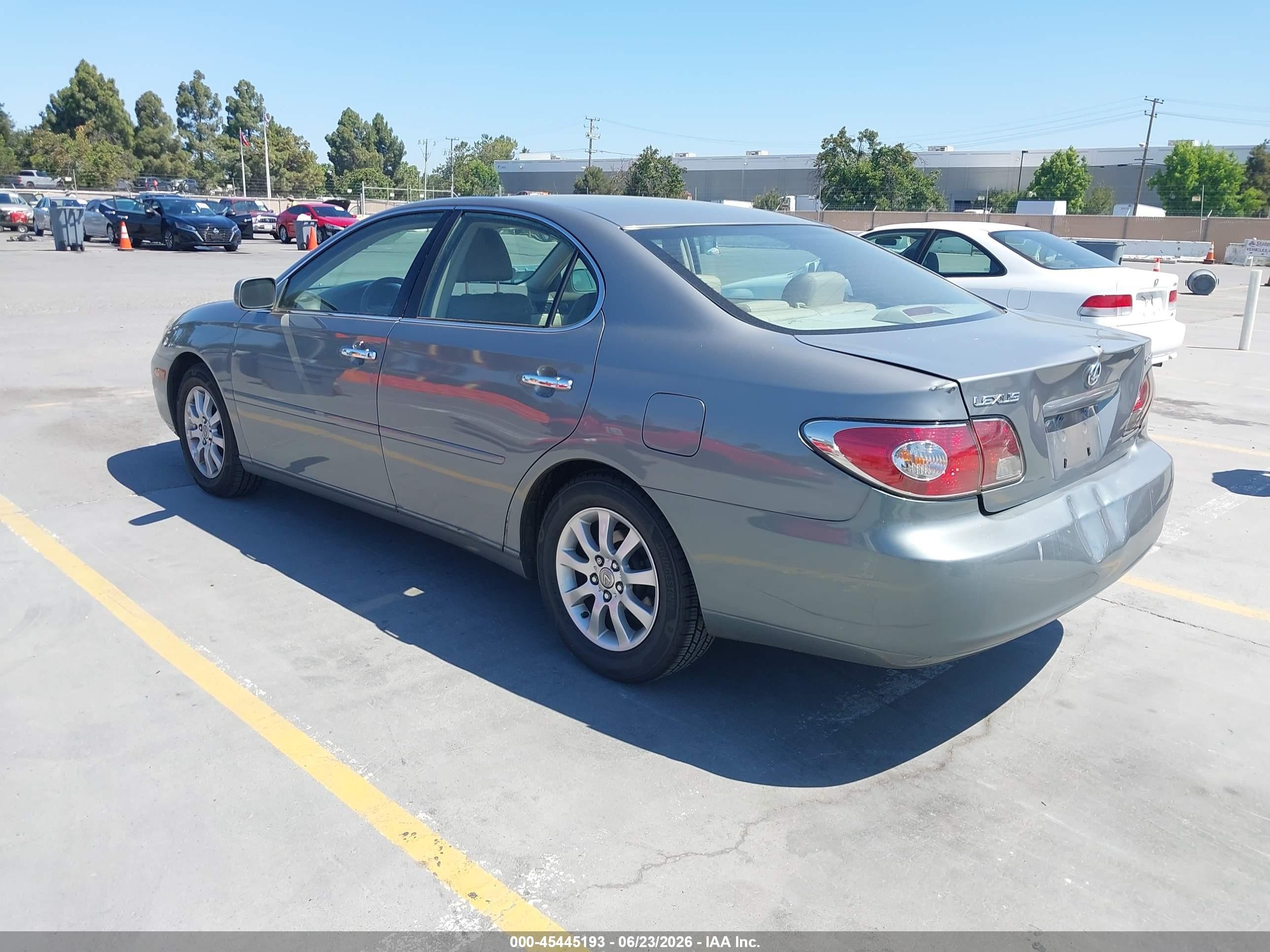 2003 Lexus Es 300   Gray vin: JTHBF30G230129446