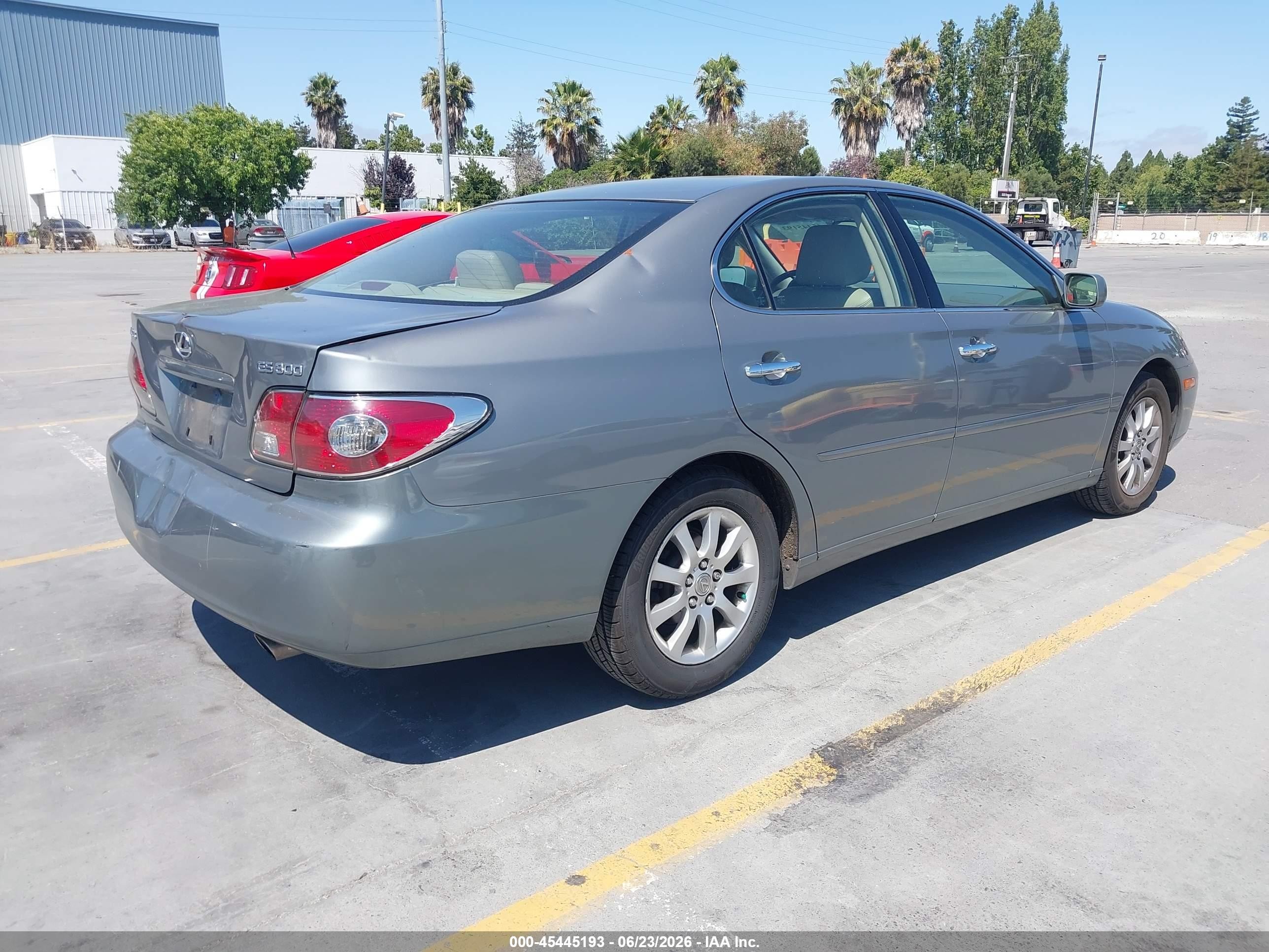 2003 Lexus Es 300   Gray vin: JTHBF30G230129446