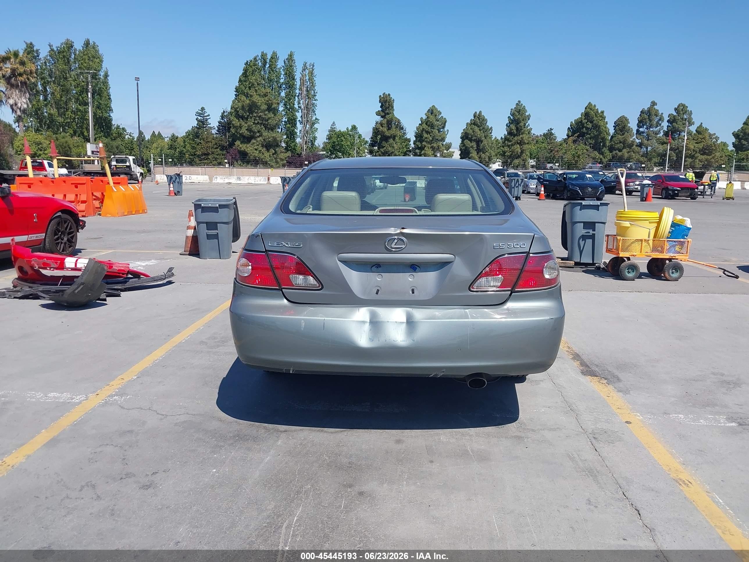 2003 Lexus Es 300   Gray vin: JTHBF30G230129446