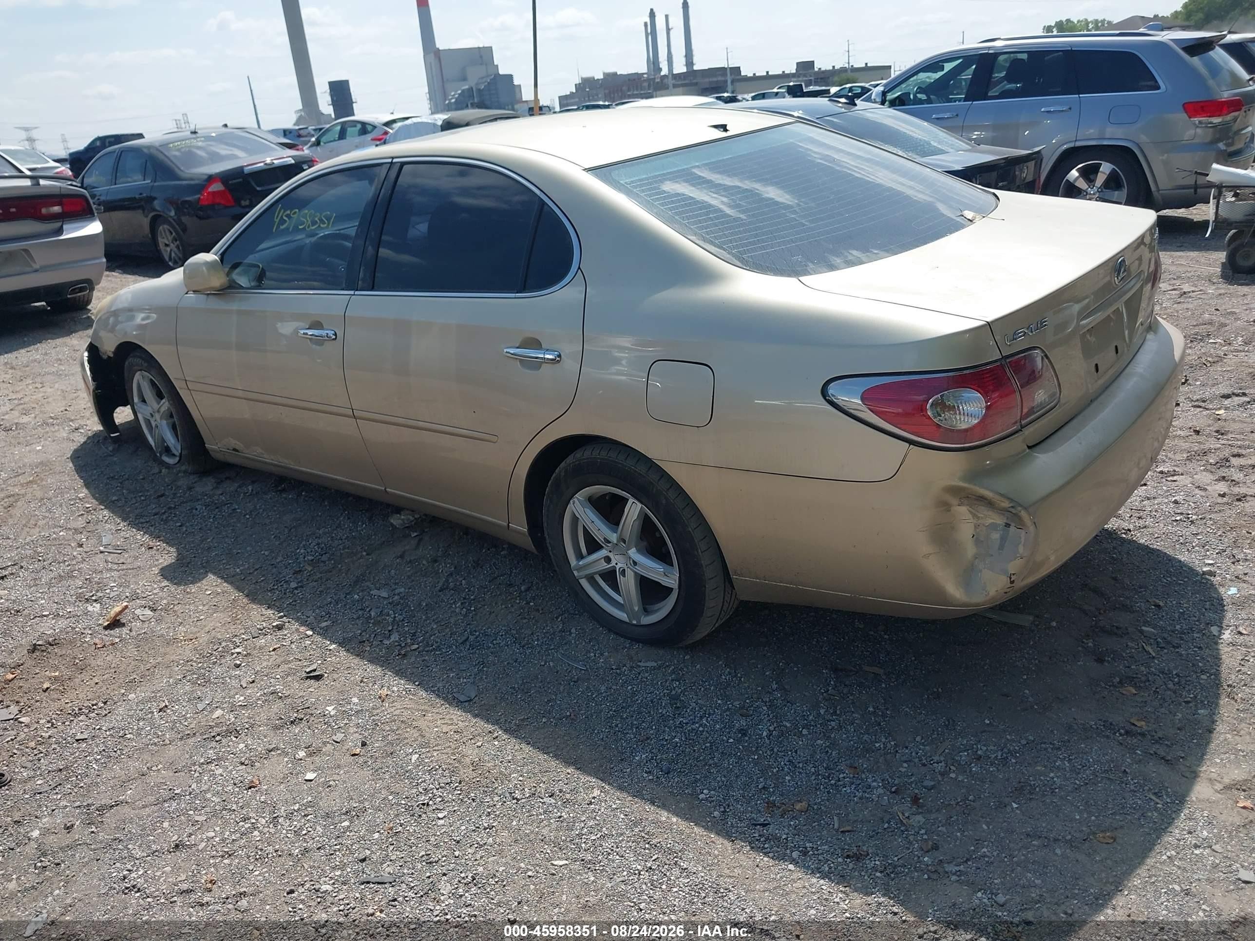 2003 Lexus Es 300   Золотой vin: JTHBF30G236006629