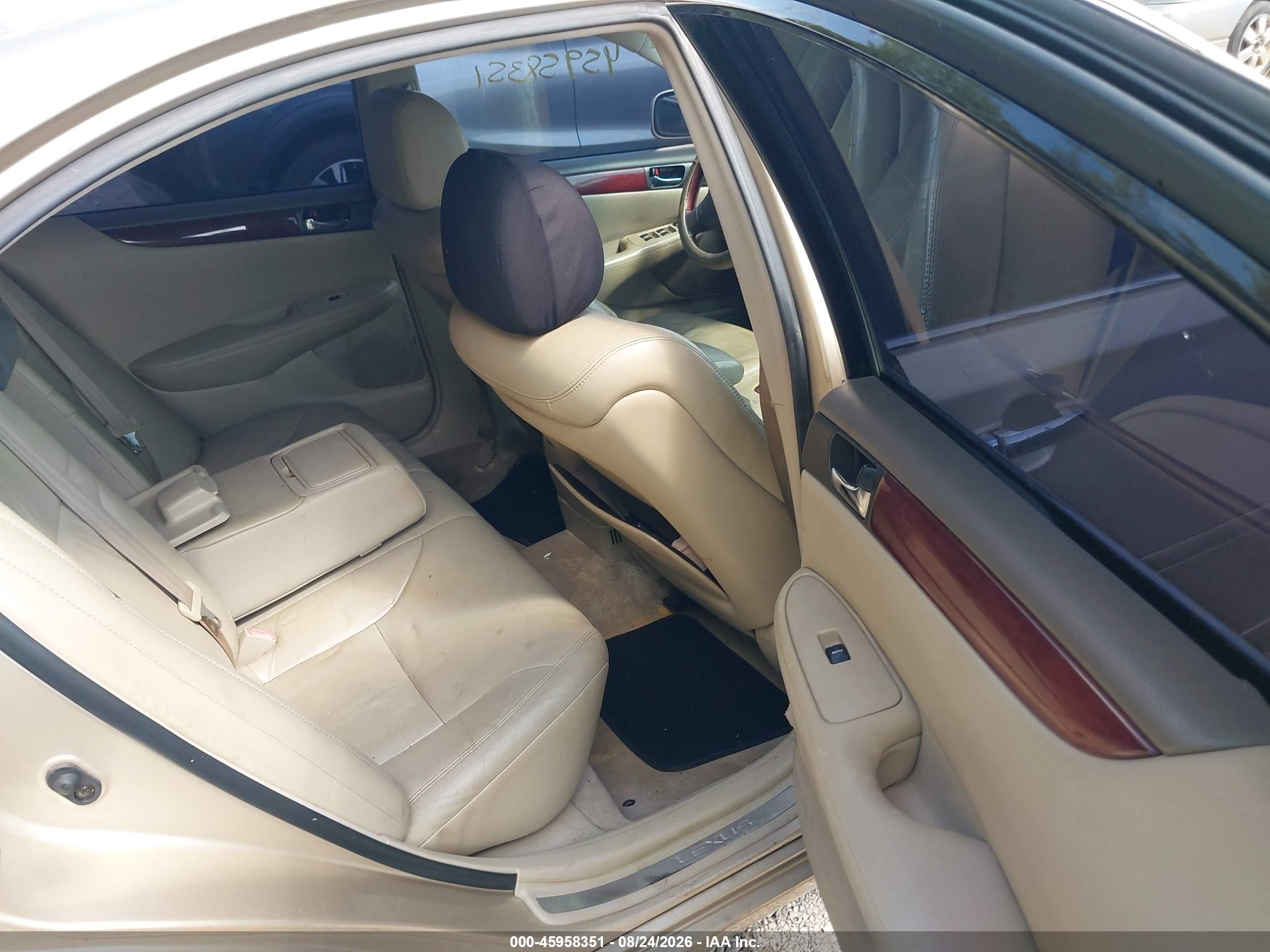 2003 Lexus Es 300   Золотой vin: JTHBF30G236006629