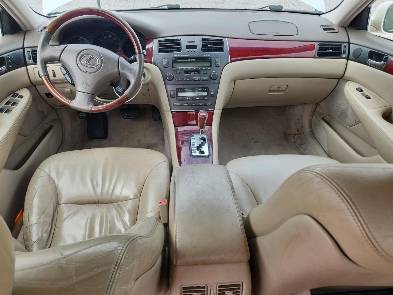 2003 Lexus Es 300 White vin: JTHBF30G236010907