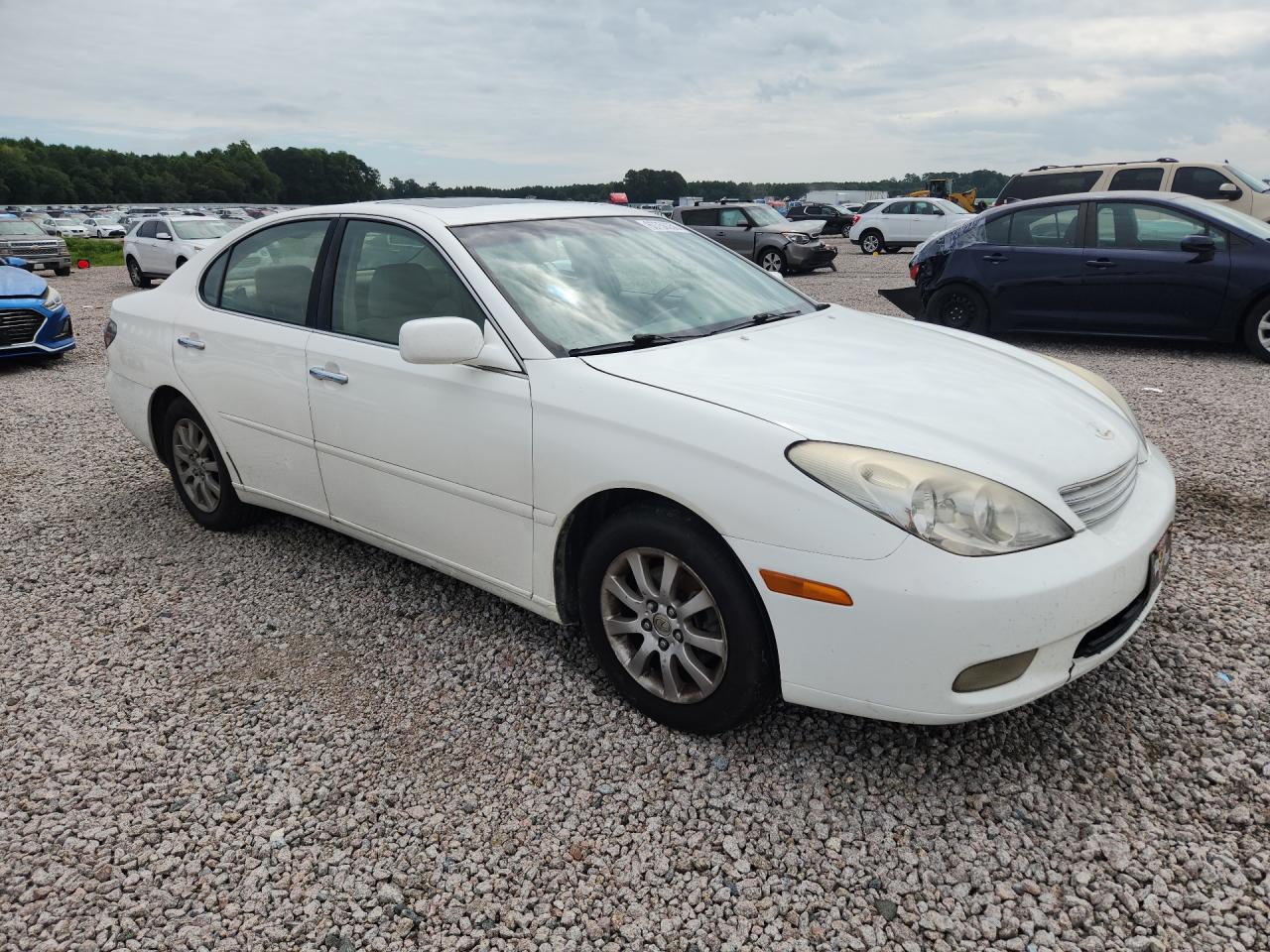 2003 Lexus Es 300 White vin: JTHBF30G236010907