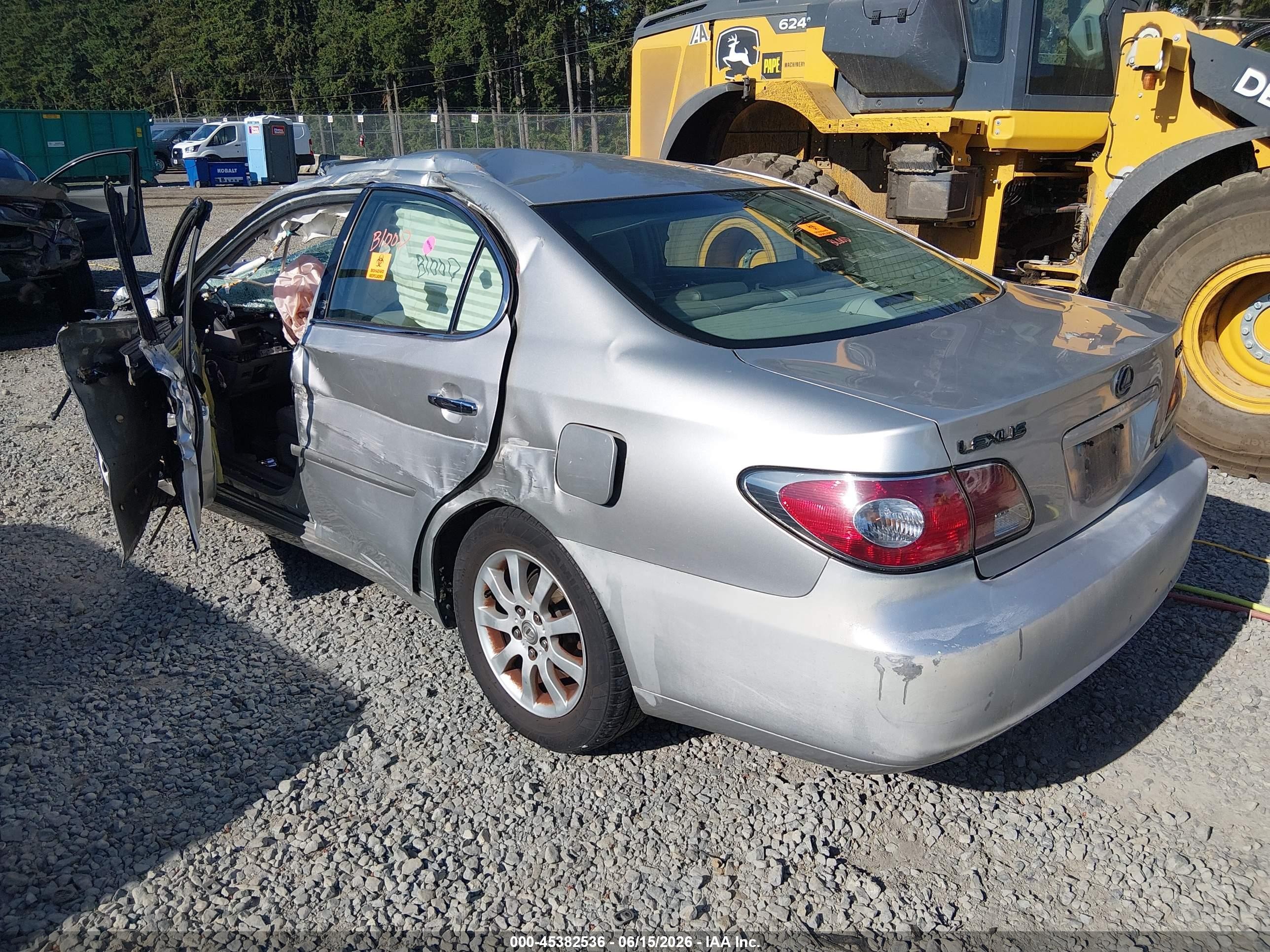 2002 Lexus Es 300 Серебряный vin: JTHBF30G320026485