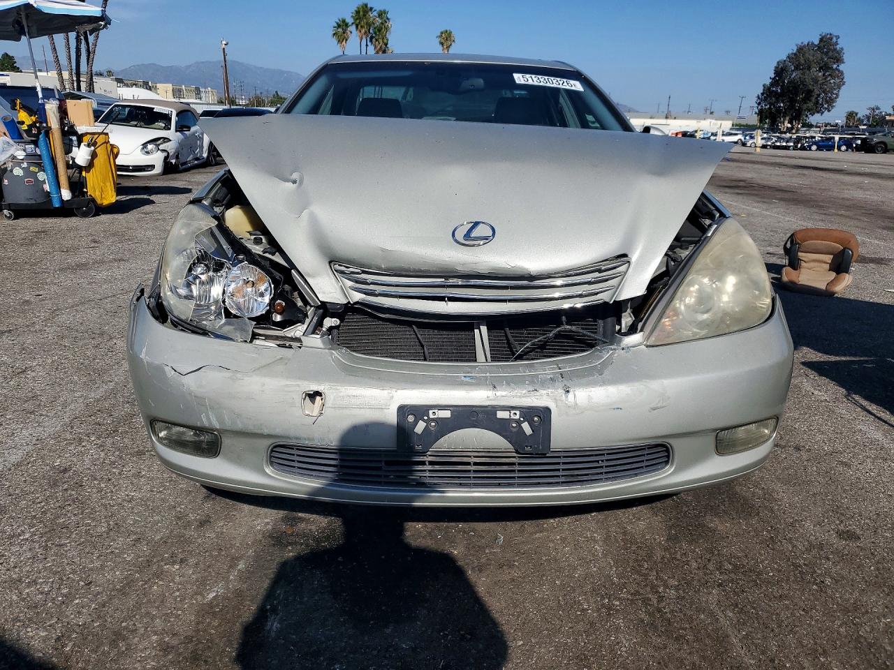 2002 Lexus Es 300 Silver vin: JTHBF30G320080031