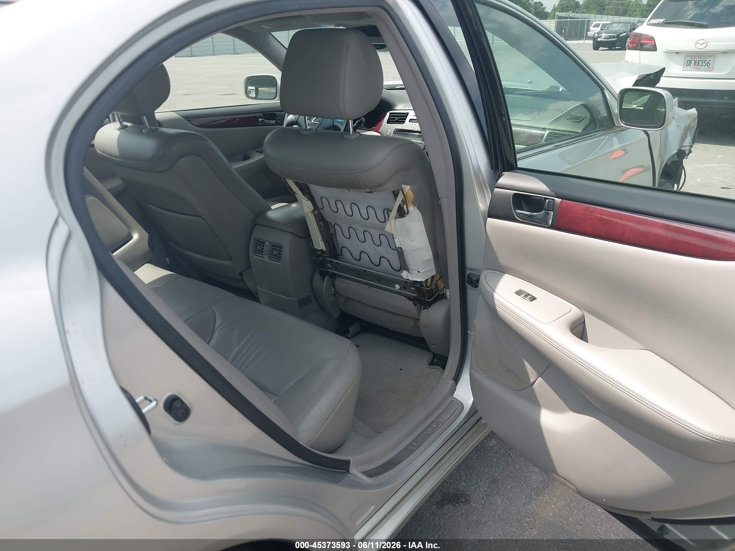 2002 Lexus Es 300 Gray vin: JTHBF30G325029891
