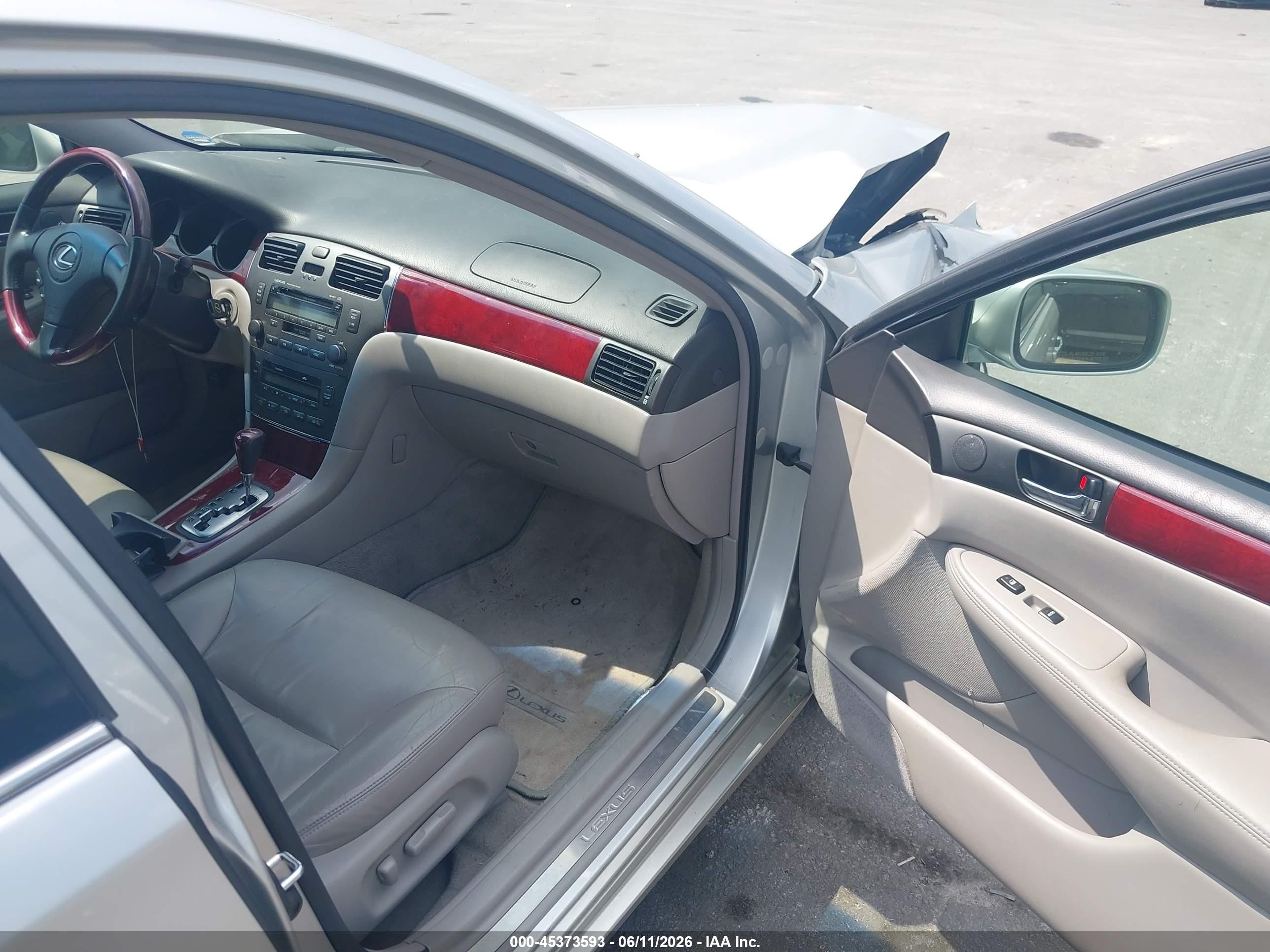2002 Lexus Es 300 Gray vin: JTHBF30G325029891
