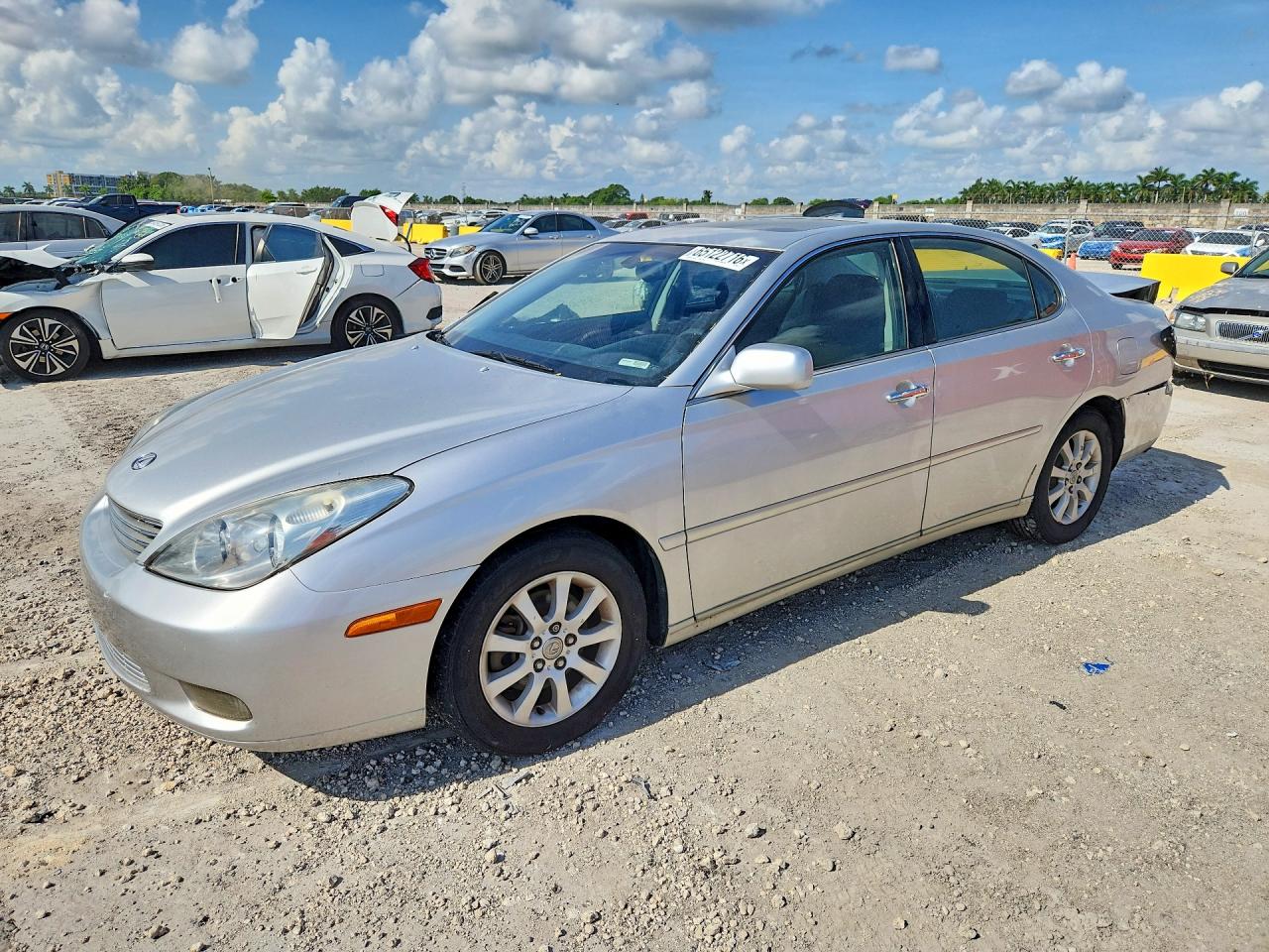 2003 Lexus Es 300 Silver vin: JTHBF30G330094402