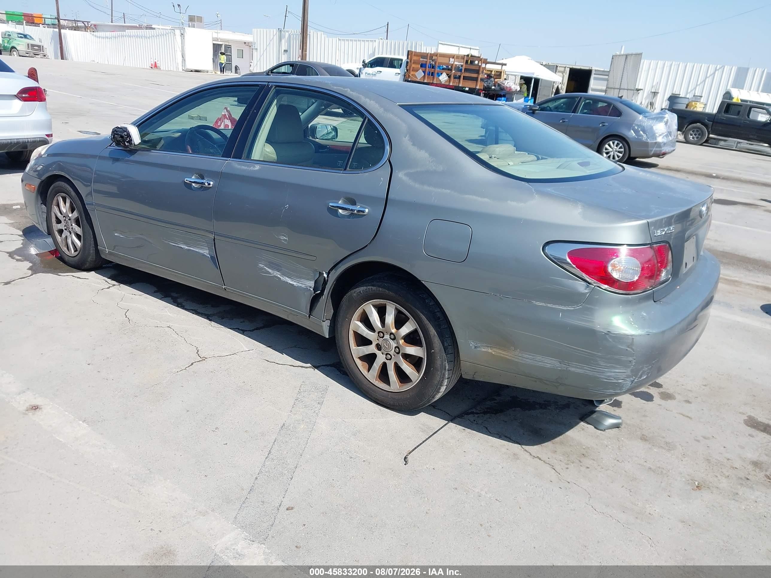 2003 Lexus Es 300   Gray vin: JTHBF30G330125258