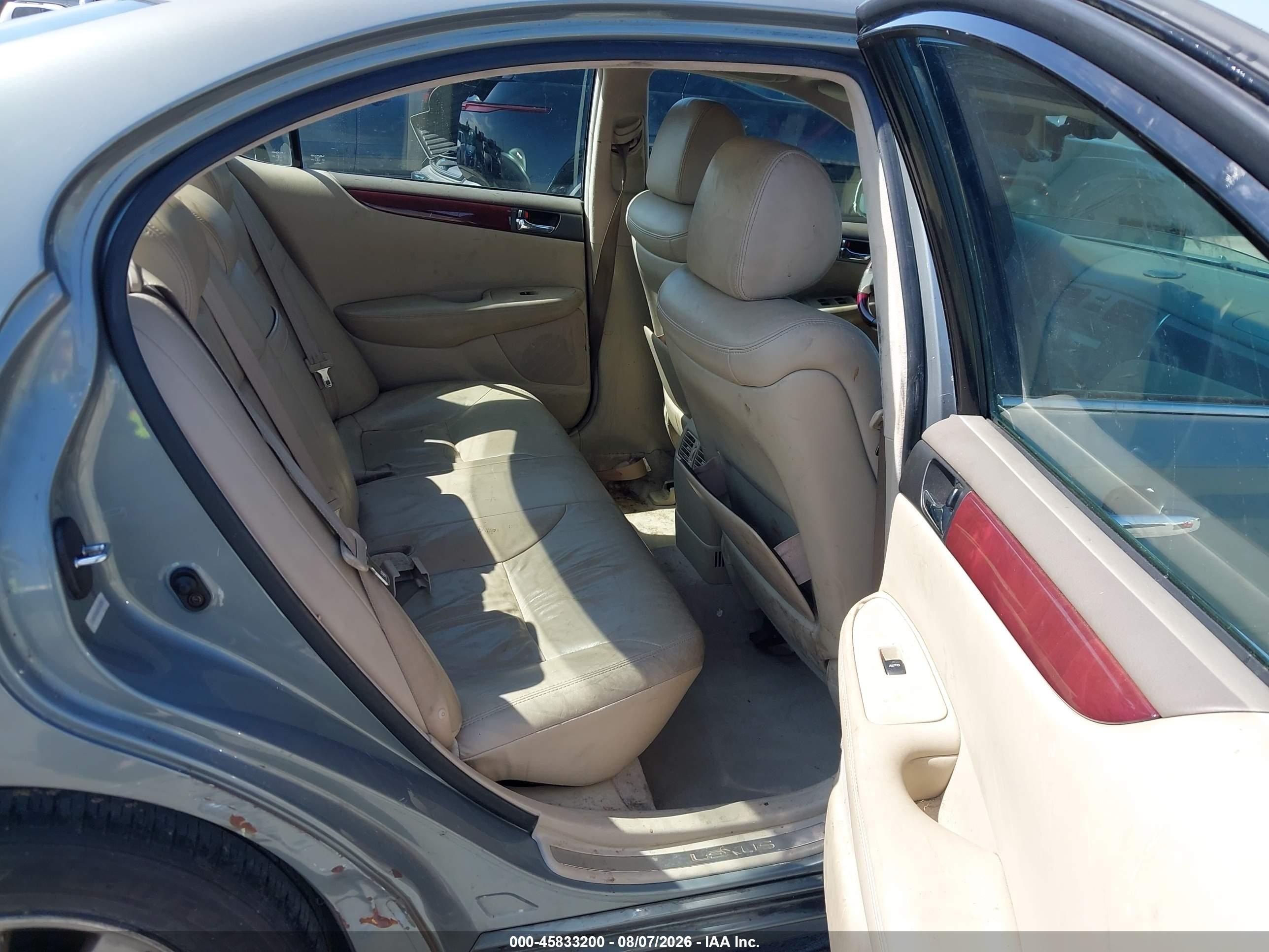 2003 Lexus Es 300   Gray vin: JTHBF30G330125258