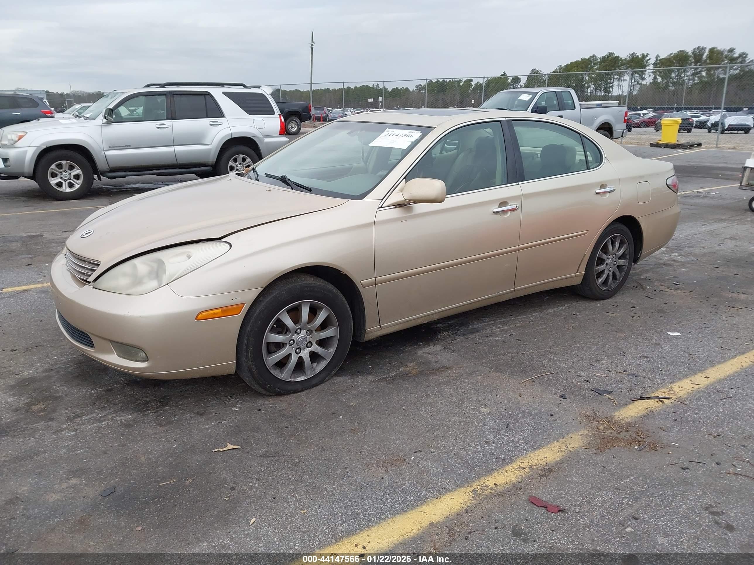 2003 Lexus Es 300   Champagne vin: JTHBF30G330132193