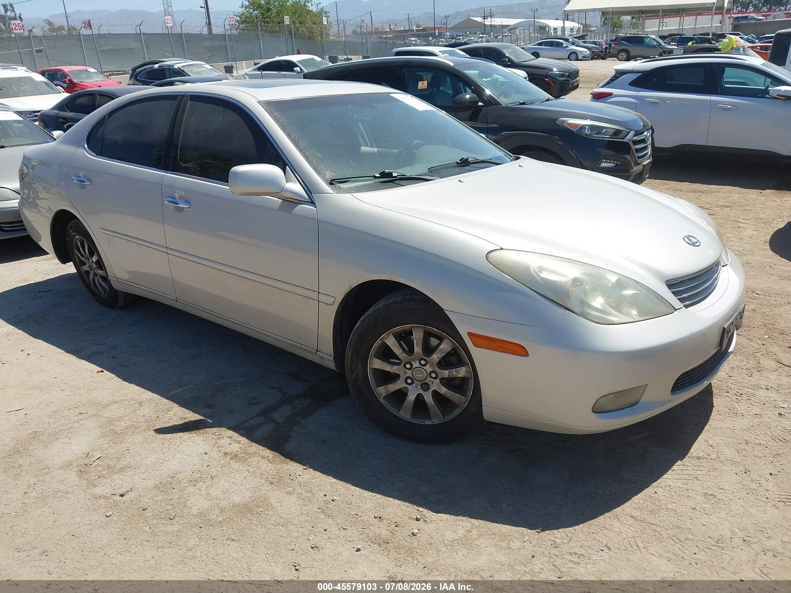 2003 Lexus Es 300   Серебряный vin: JTHBF30G330138690