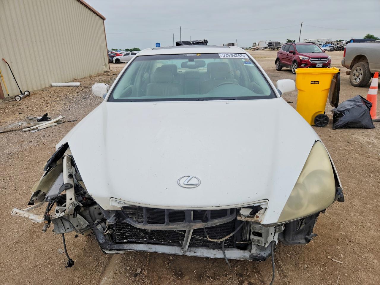2003 Lexus Es 300 White vin: JTHBF30G330144151