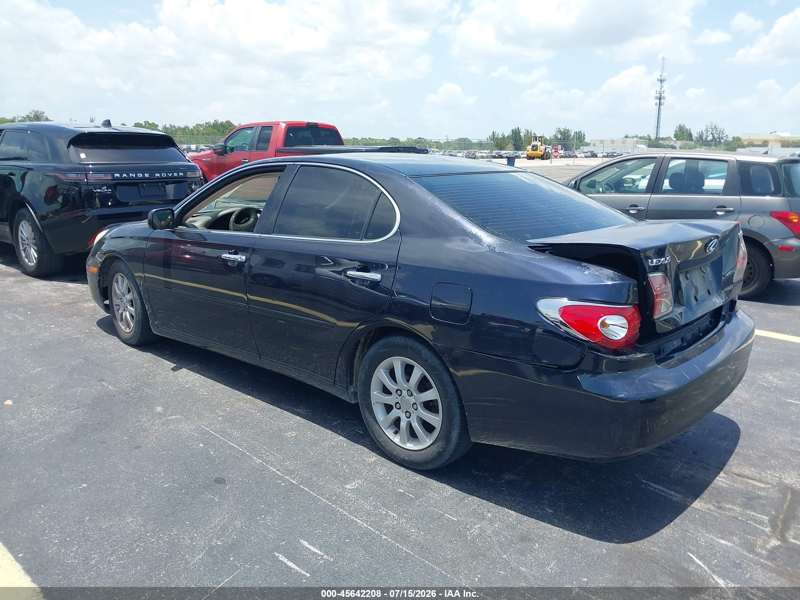 2003 Lexus Es 300   Blue vin: JTHBF30G336009622