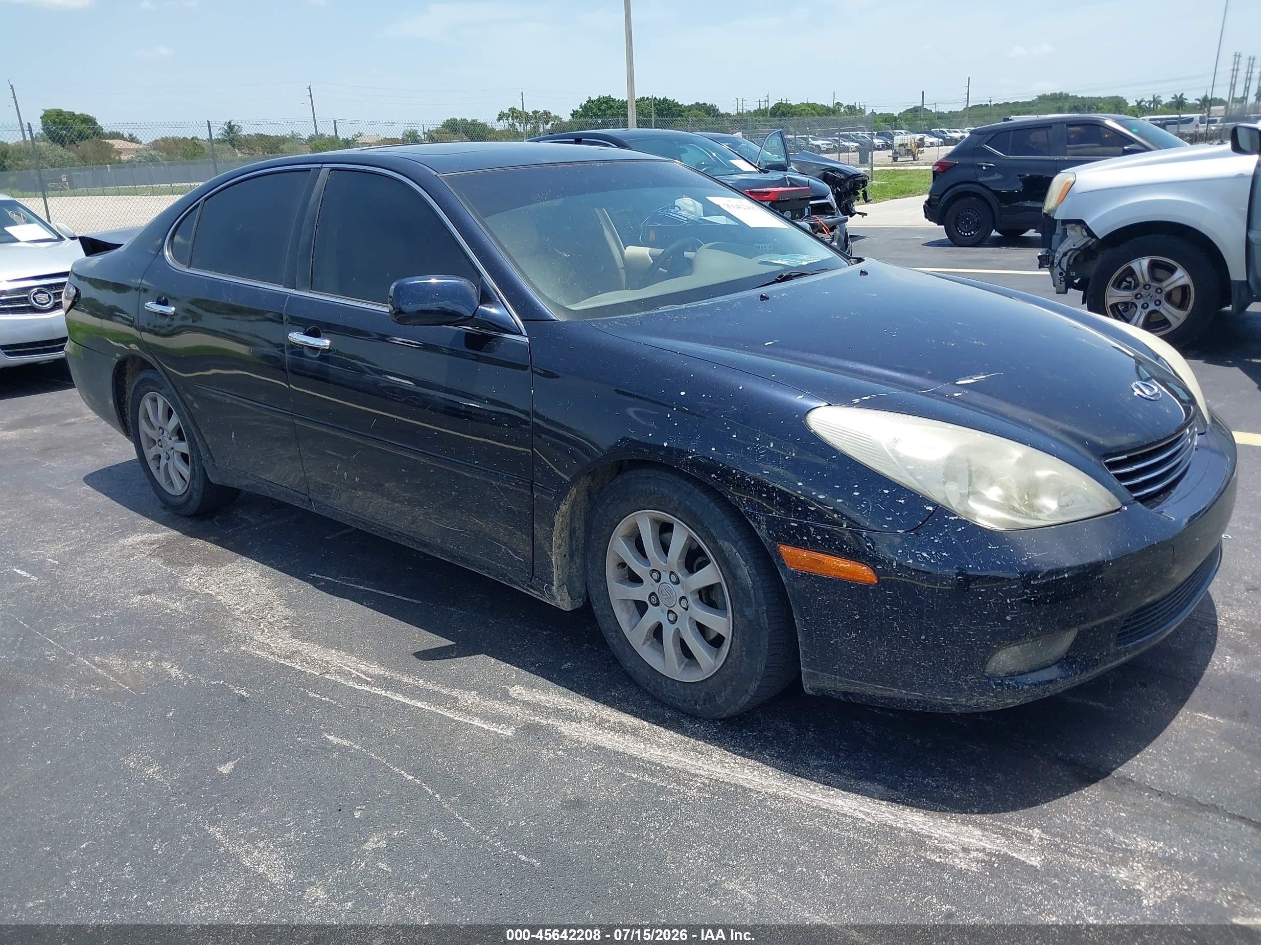 2003 Lexus Es 300   Blue vin: JTHBF30G336009622
