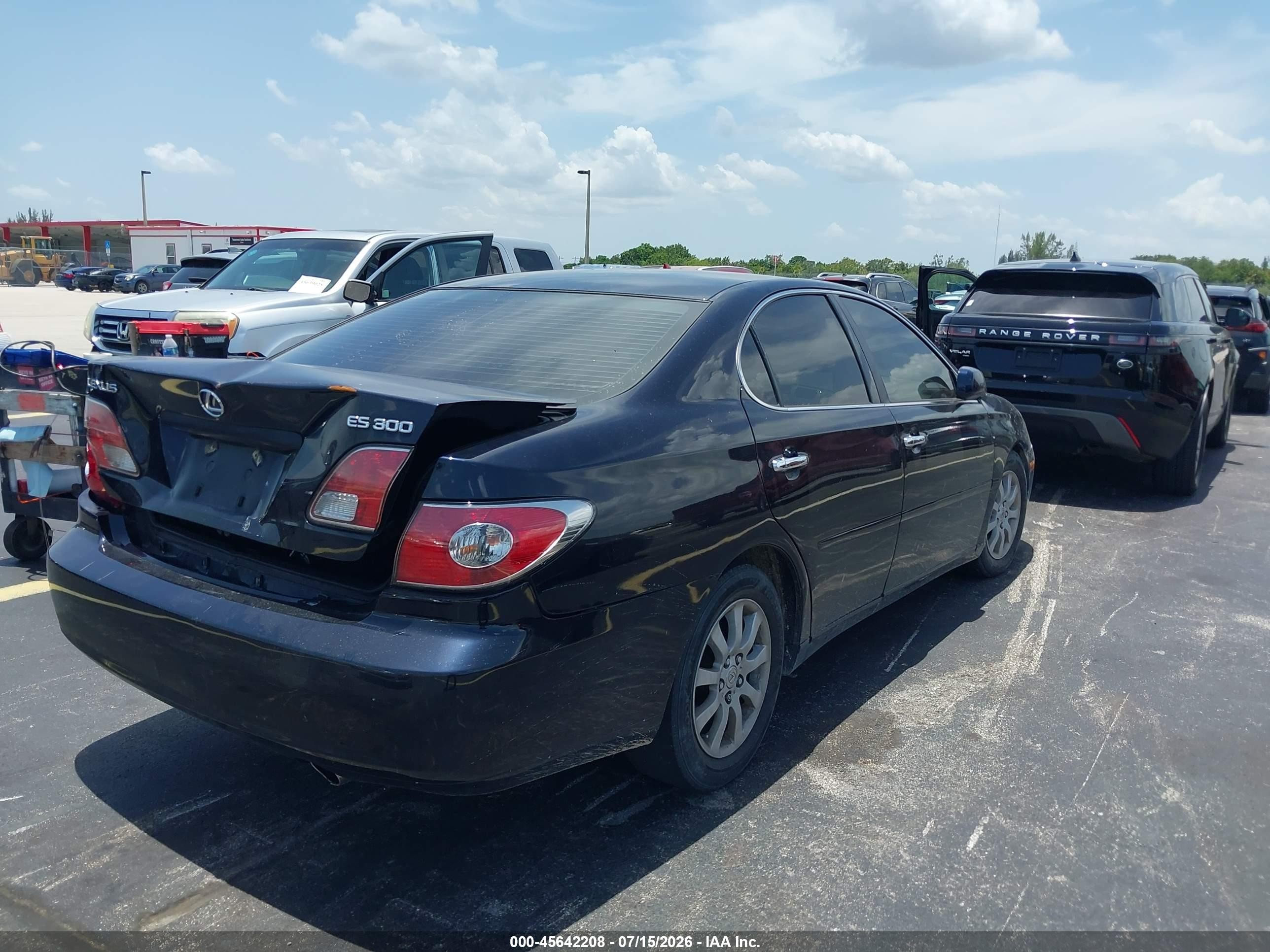 2003 Lexus Es 300   Blue vin: JTHBF30G336009622