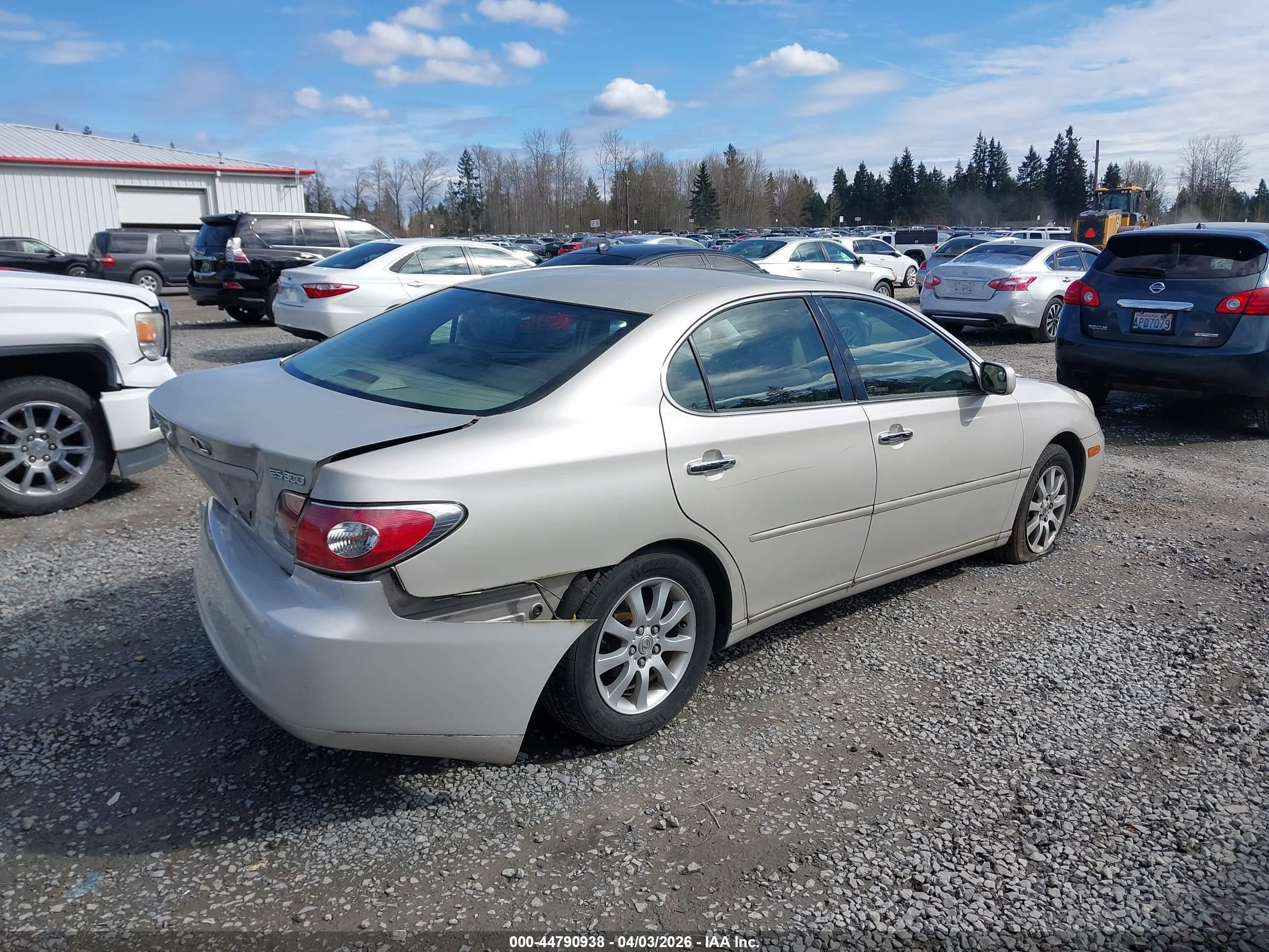 2002 Lexus Es 300   Gray vin: JTHBF30G420056238