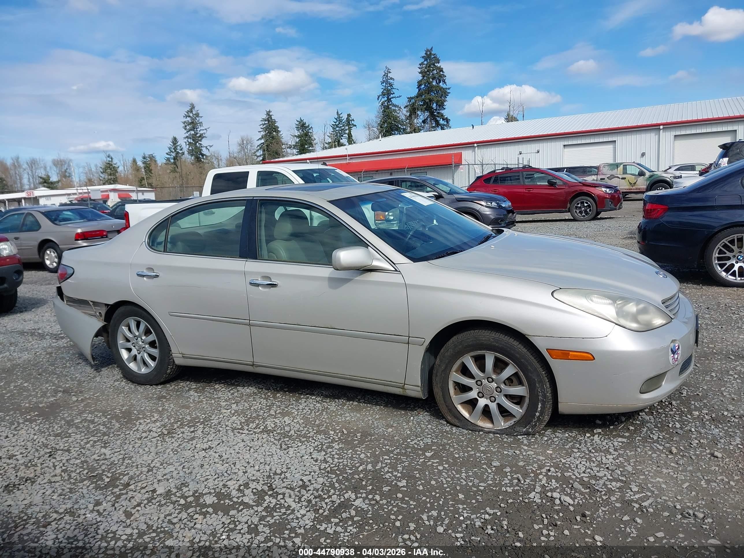 2002 Lexus Es 300   Gray vin: JTHBF30G420056238