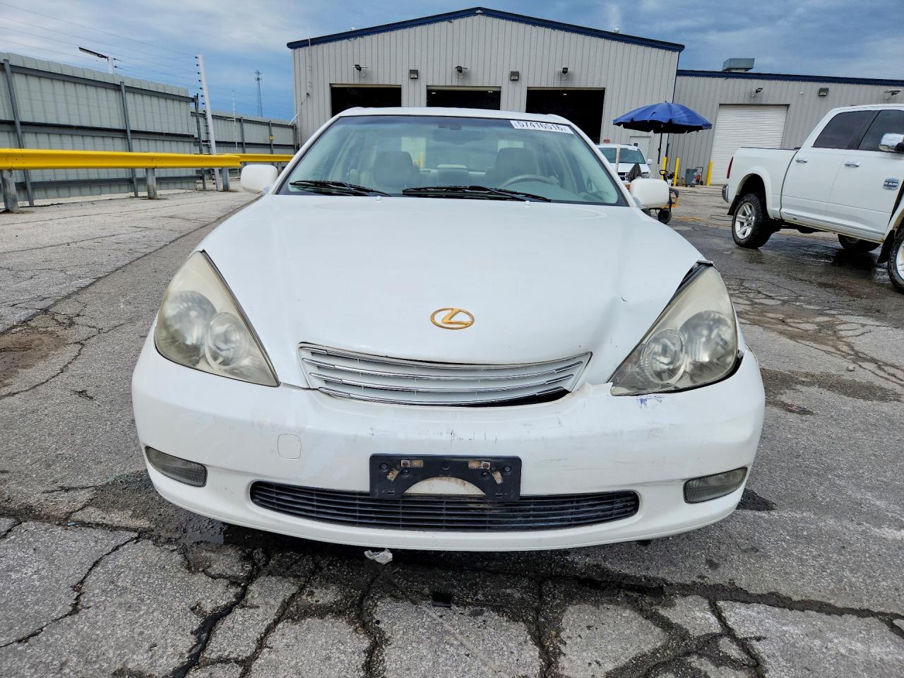 2003 Lexus Es 300 White vin: JTHBF30G430104516