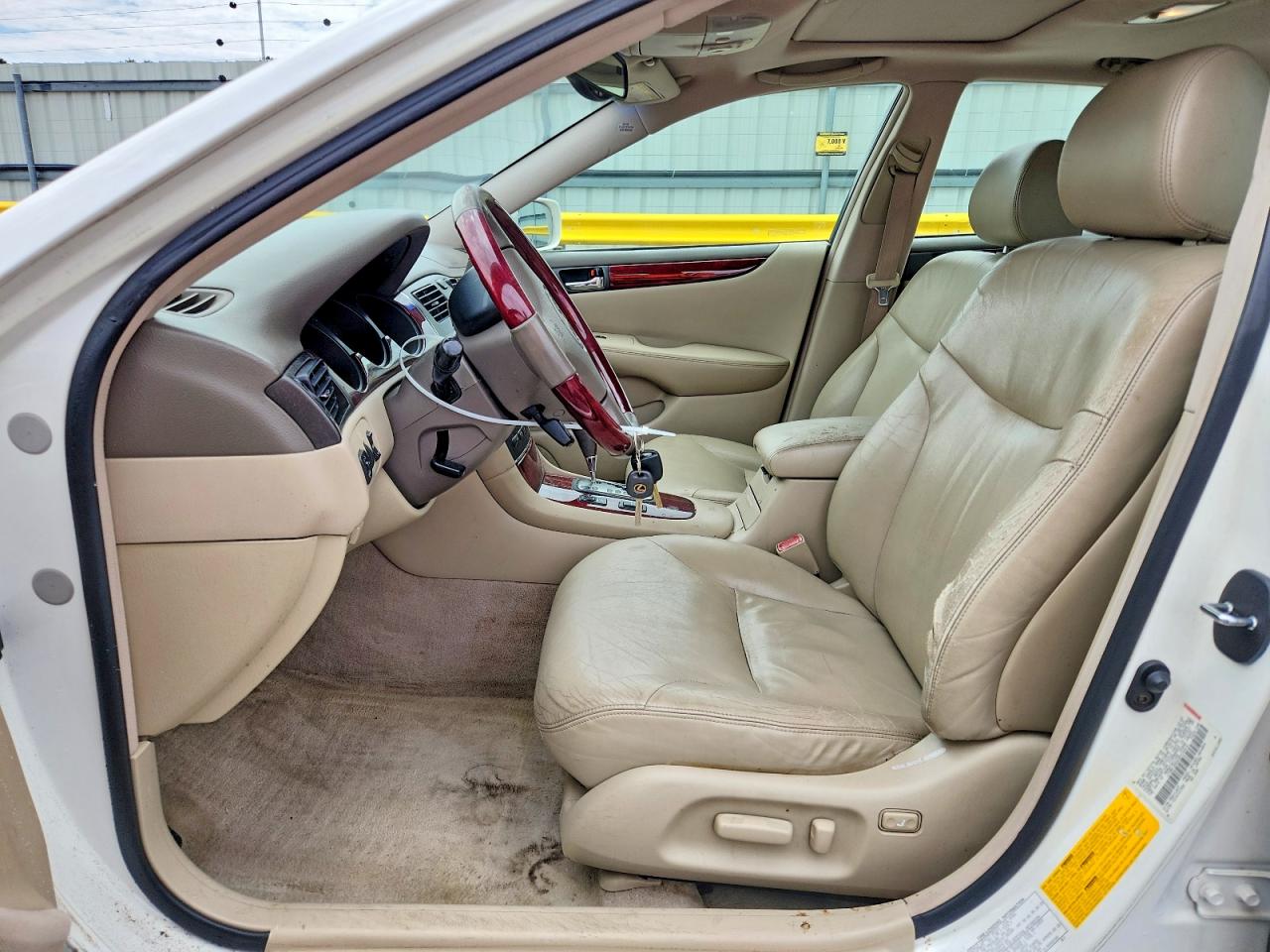 2003 Lexus Es 300 White vin: JTHBF30G430104516