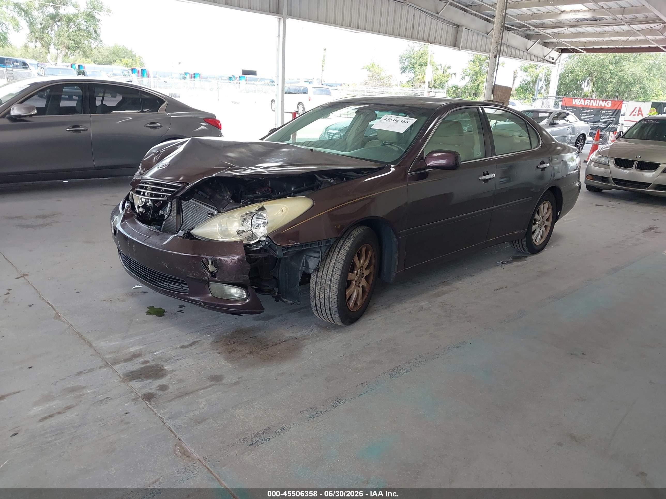 2003 Lexus Es 300   Purple vin: JTHBF30G430125575