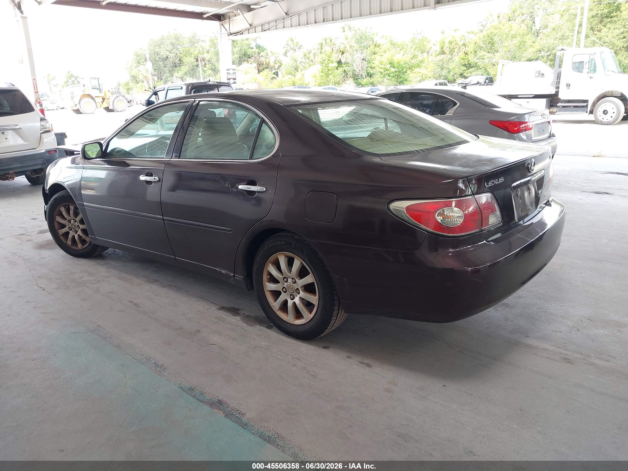 2003 Lexus Es 300   Purple vin: JTHBF30G430125575