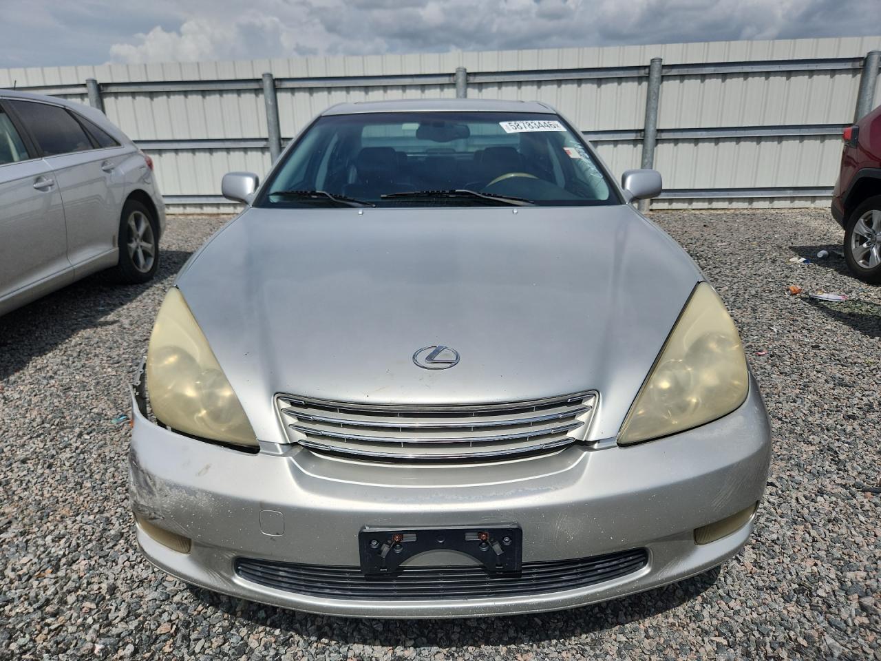 2003 Lexus Es 300 Silver vin: JTHBF30G435041002