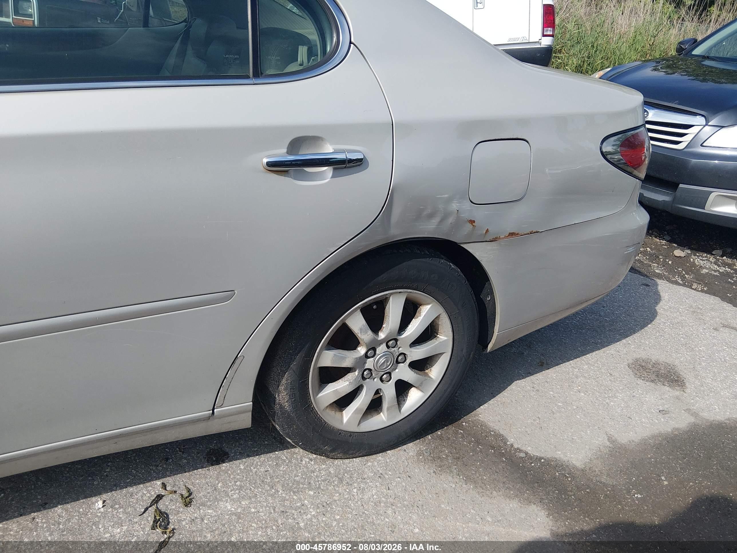 2003 Lexus Es 300   Серый vin: JTHBF30G436010116
