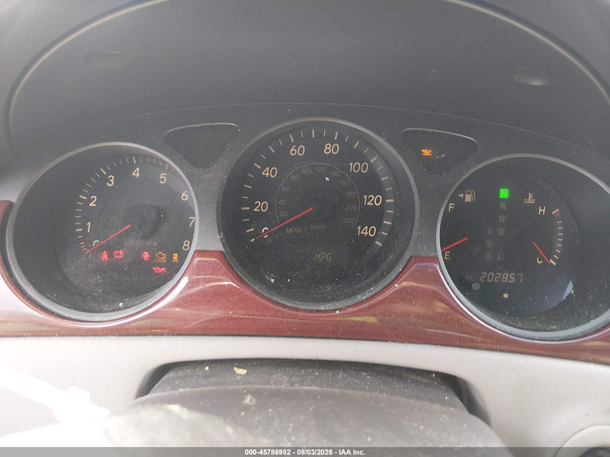 2003 Lexus Es 300   Серый vin: JTHBF30G436010116