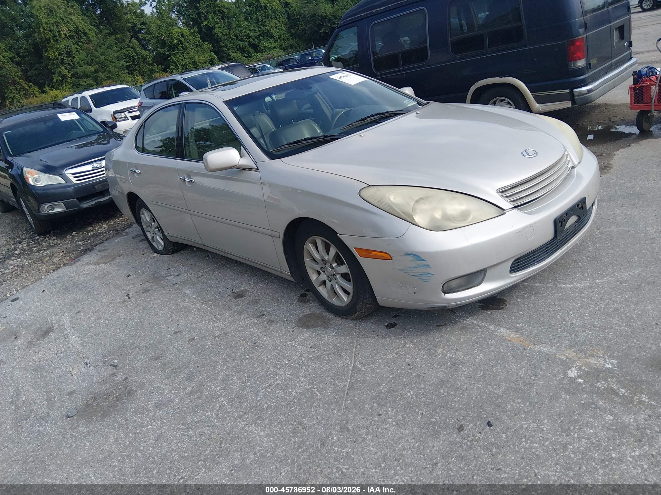 2003 Lexus Es 300   Серый vin: JTHBF30G436010116