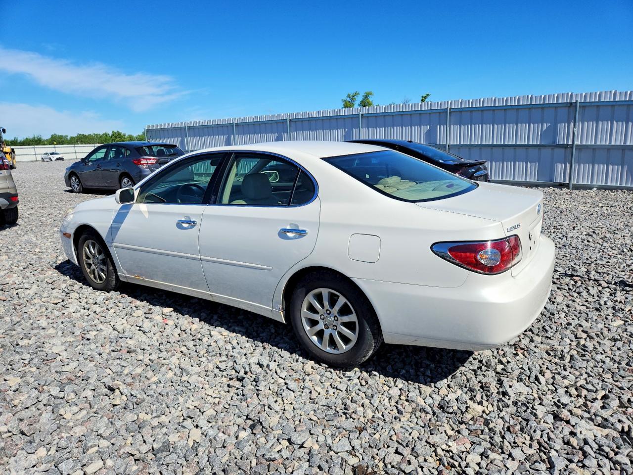 2003 Lexus Es 300 White vin: JTHBF30G436020371