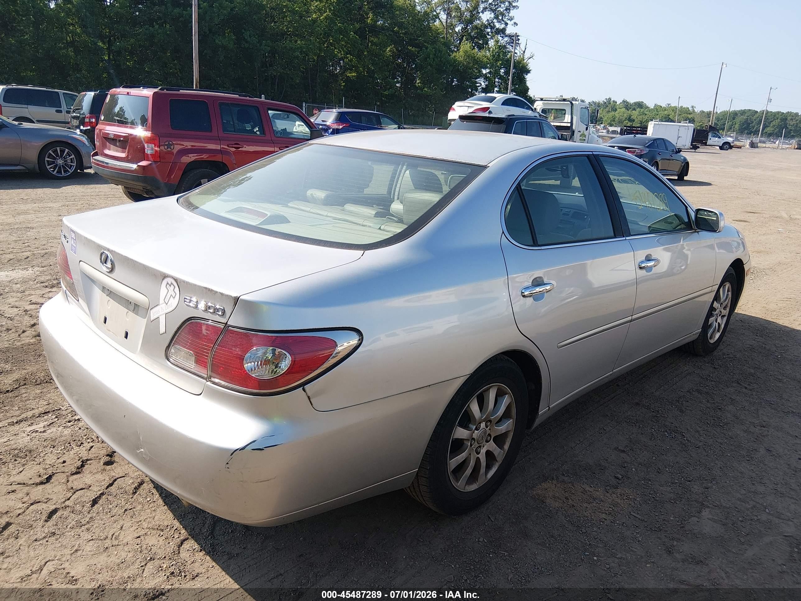 2002 Lexus Es 300   Silver vin: JTHBF30G520051579