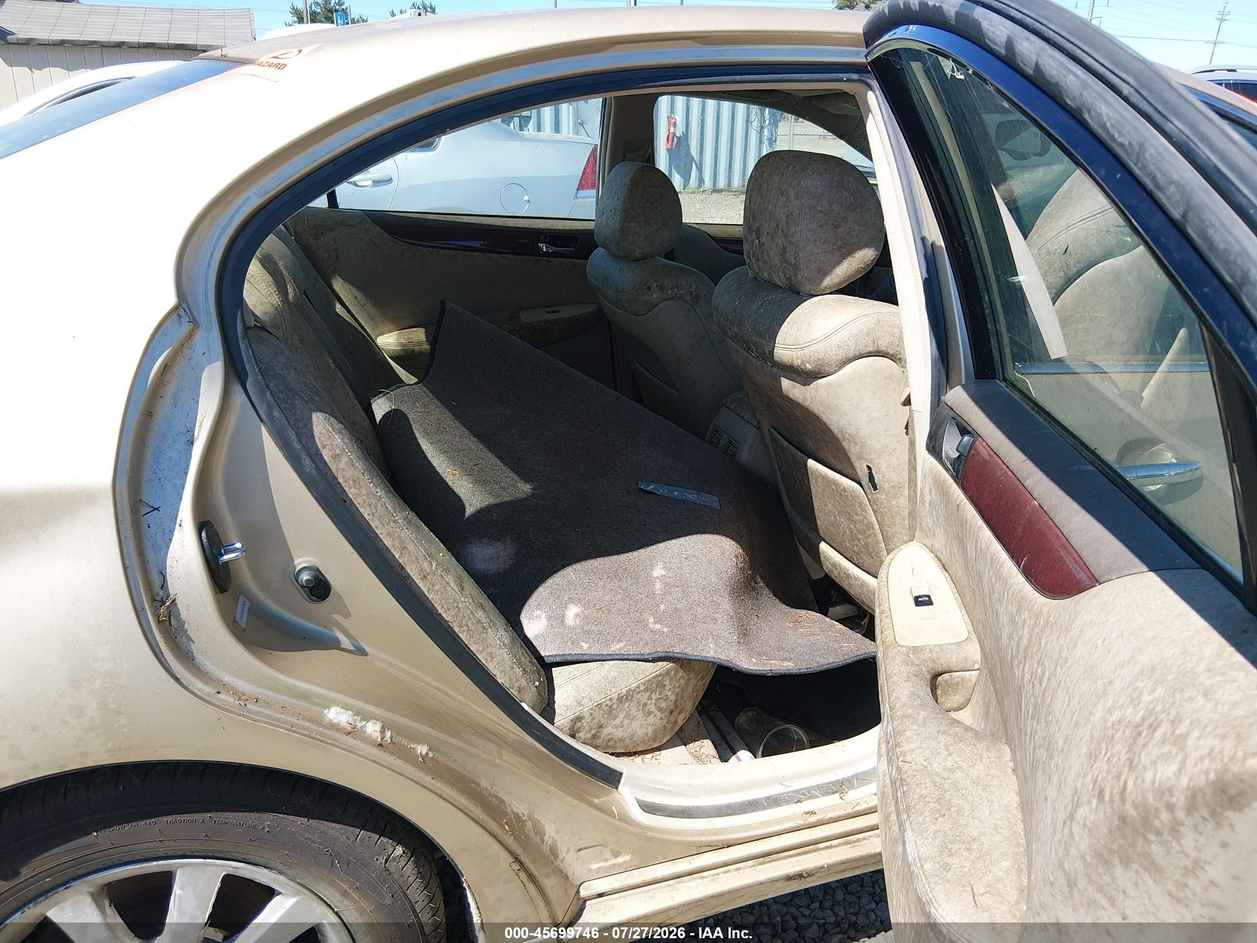 2002 Lexus Es 300   Золотой vin: JTHBF30G520075218