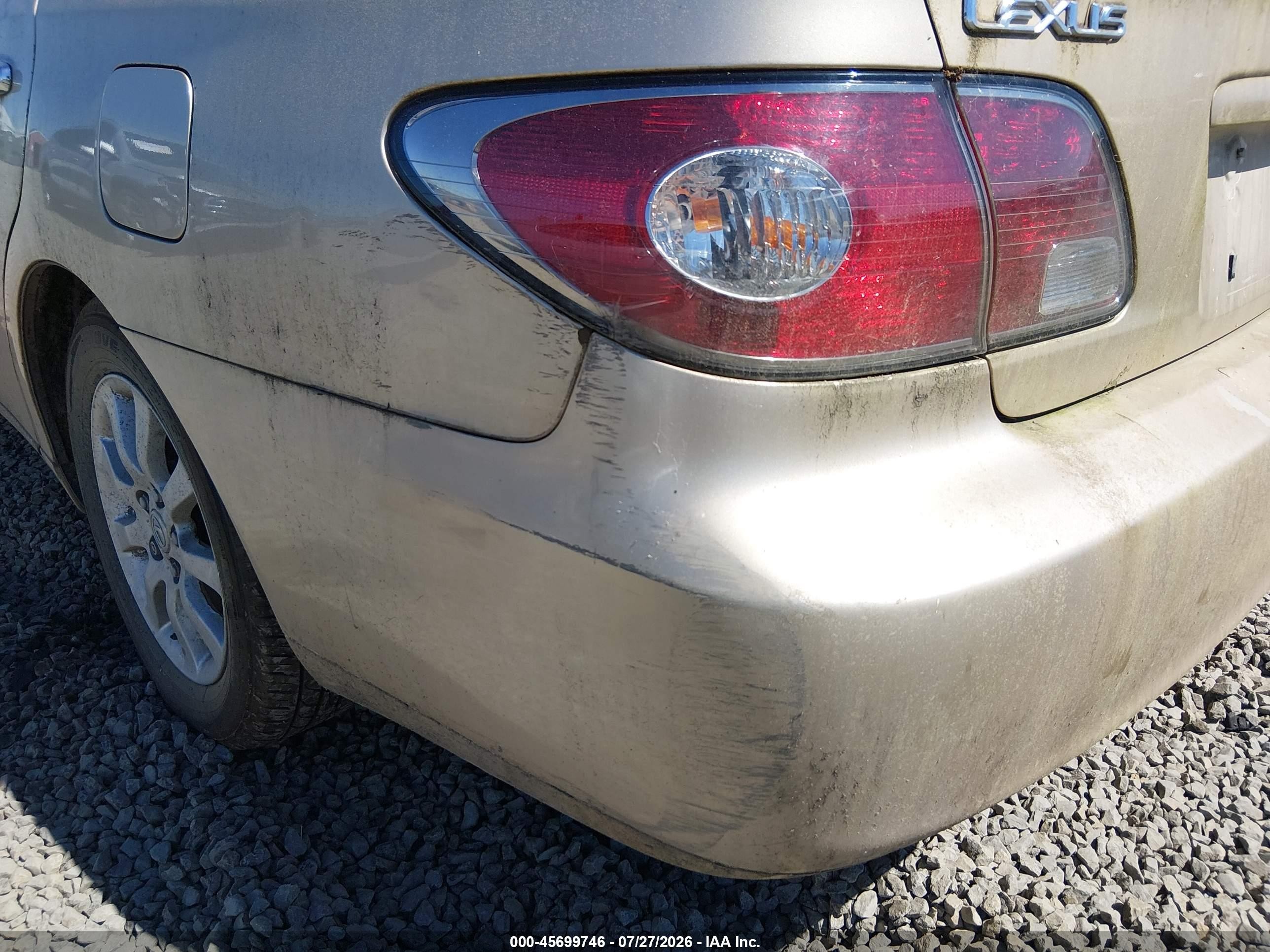 2002 Lexus Es 300   Золотой vin: JTHBF30G520075218