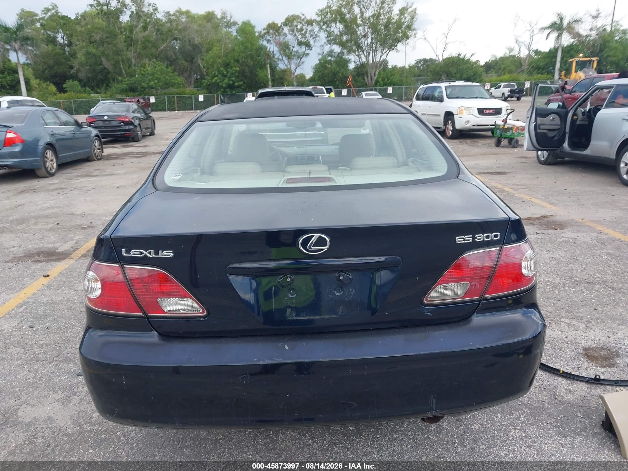 2002 Lexus Es 300   Navy vin: JTHBF30G520076143