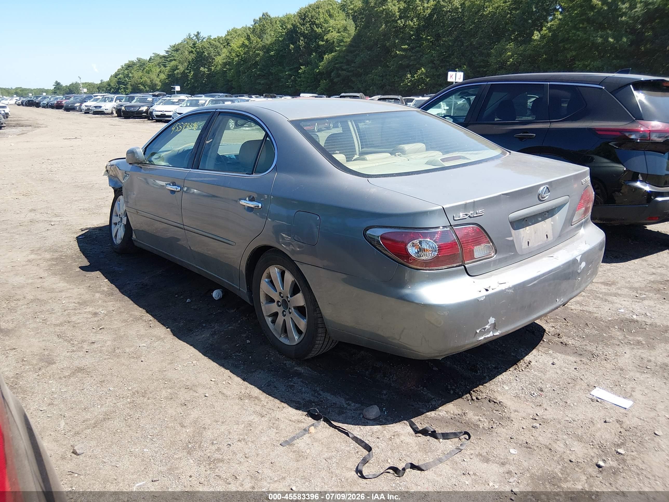 2003 Lexus Es 300 Silver vin: JTHBF30G530102578