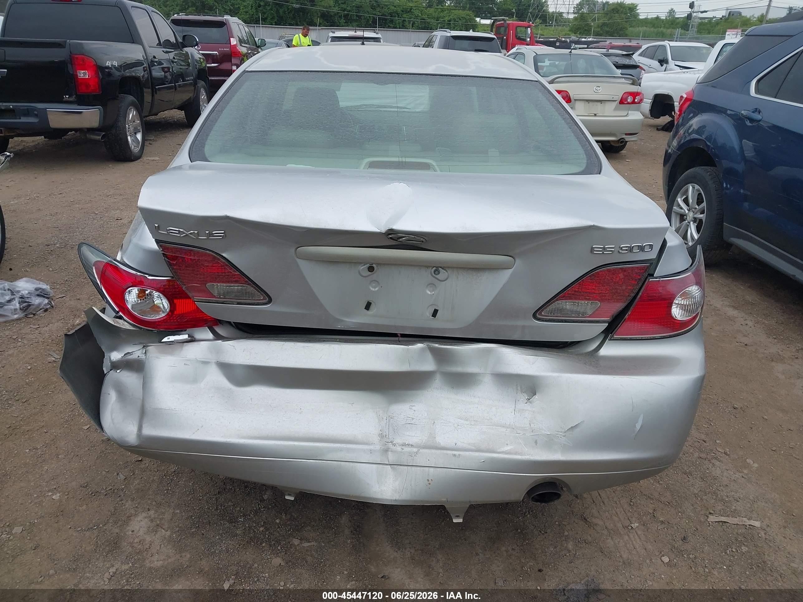 2003 Lexus Es 300   Серебряный vin: JTHBF30G530123687